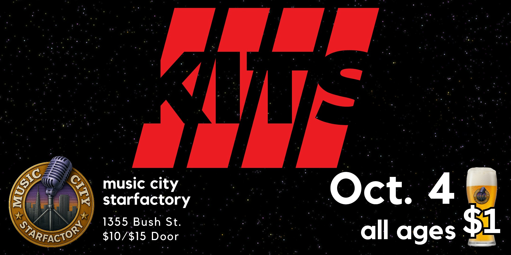KITS – Live at Music City Starfactory | Indie soul & pop at Music City San Francisco – San Francisco, CA