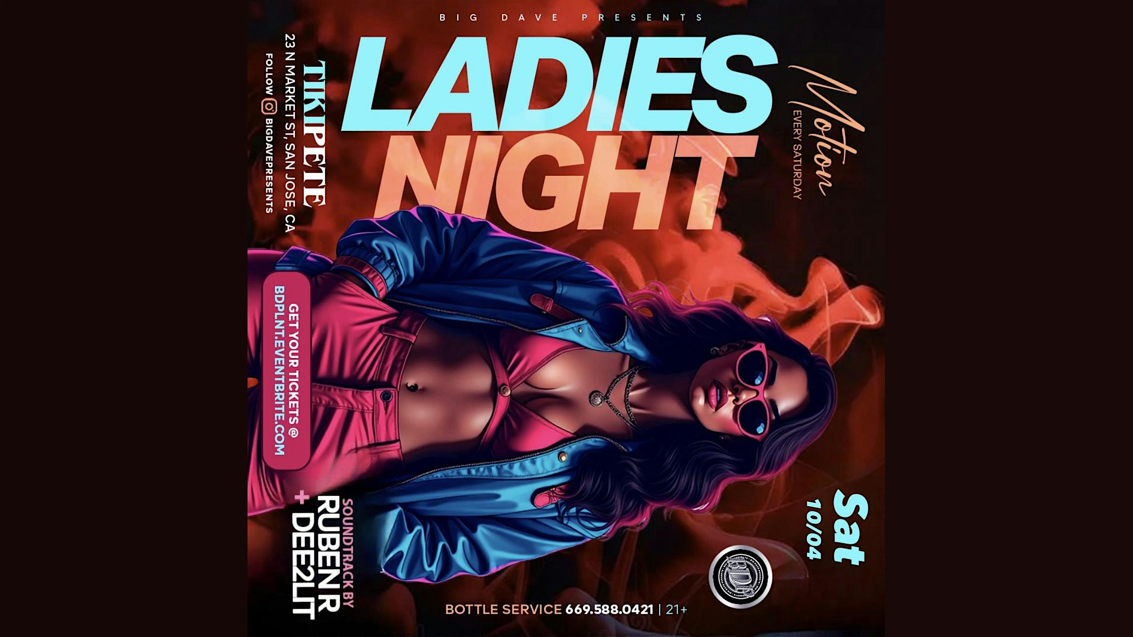 LADIES NIGHT HOSTED at TIKI PETE – San Jose, CA