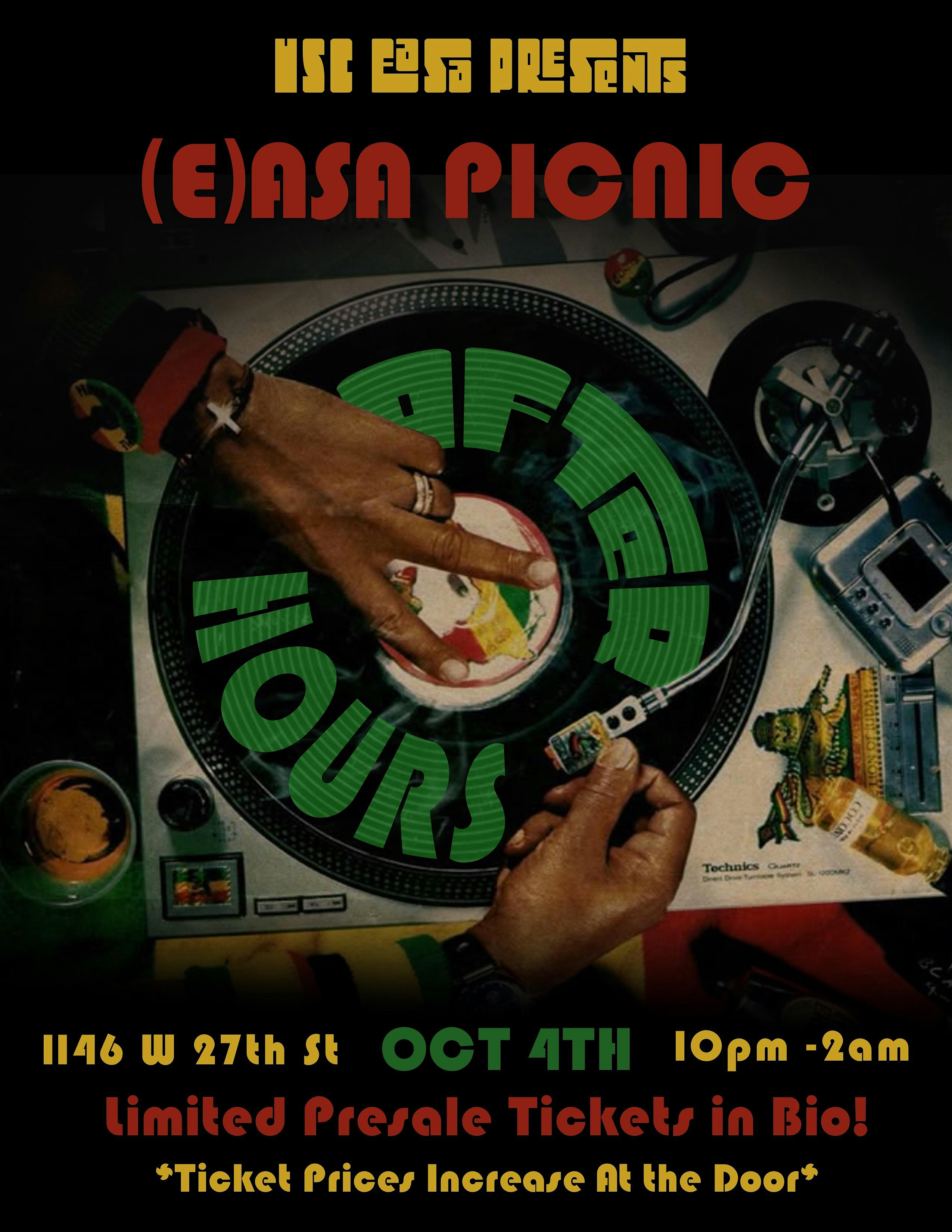 E(ASA) Picnic After Hours at 1146 W 27th St – Los Angeles, CA