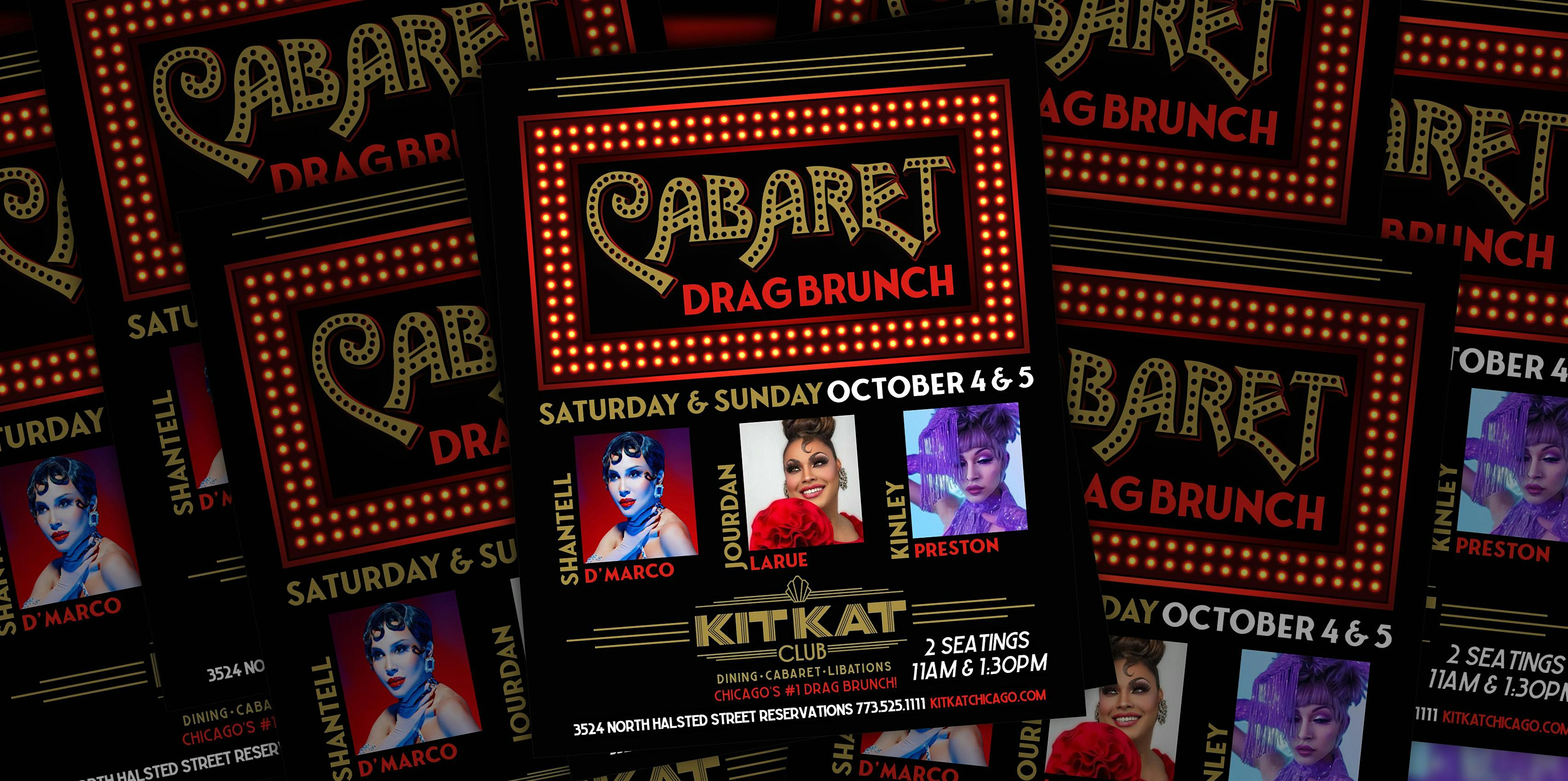 Cabaret Drag Brunch (the NEW Kit Kat) at Kit Kat Club – Chicago, IL