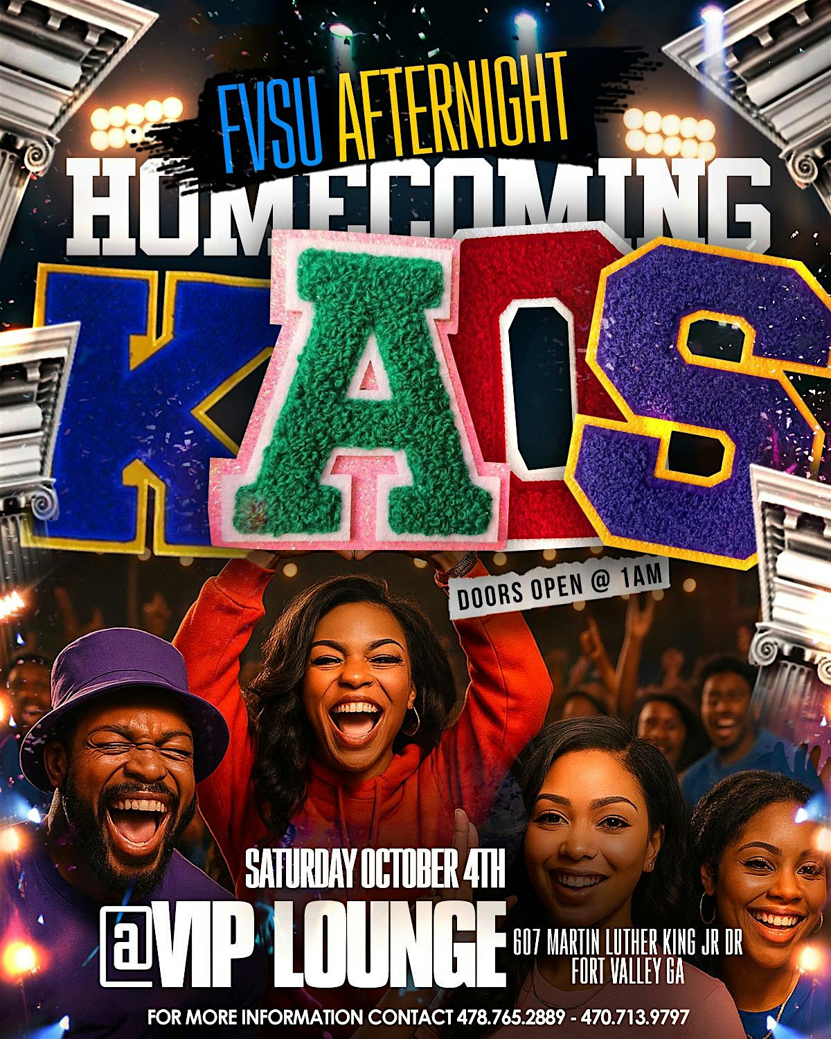 KAOS The Official Homecoming Outdoor Concert Afterparty at 607 Martin Luther King Jr Dr – Fort Valley, GA