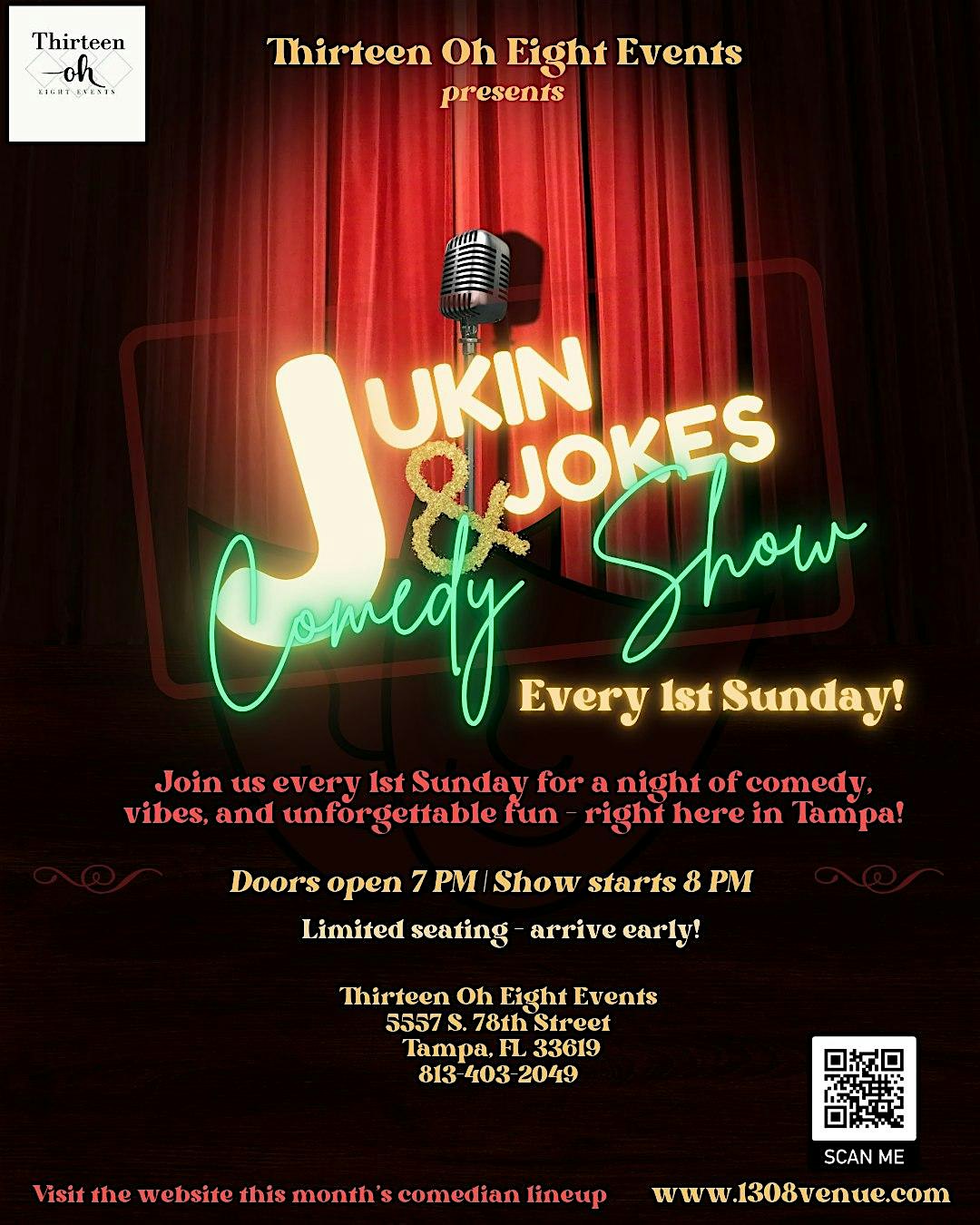 Jukin and Jokes at 5557 S 78th St – Tampa, FL
