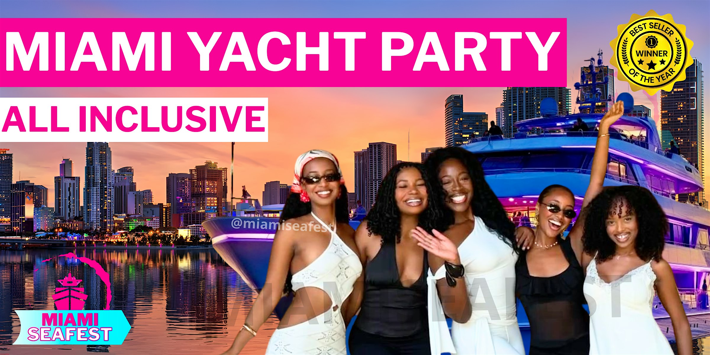 HIP HOP YACHT PARTY – MIAMI PARTY YACHT at YACHT PARTY – PARTY YACHT – Miami, FL