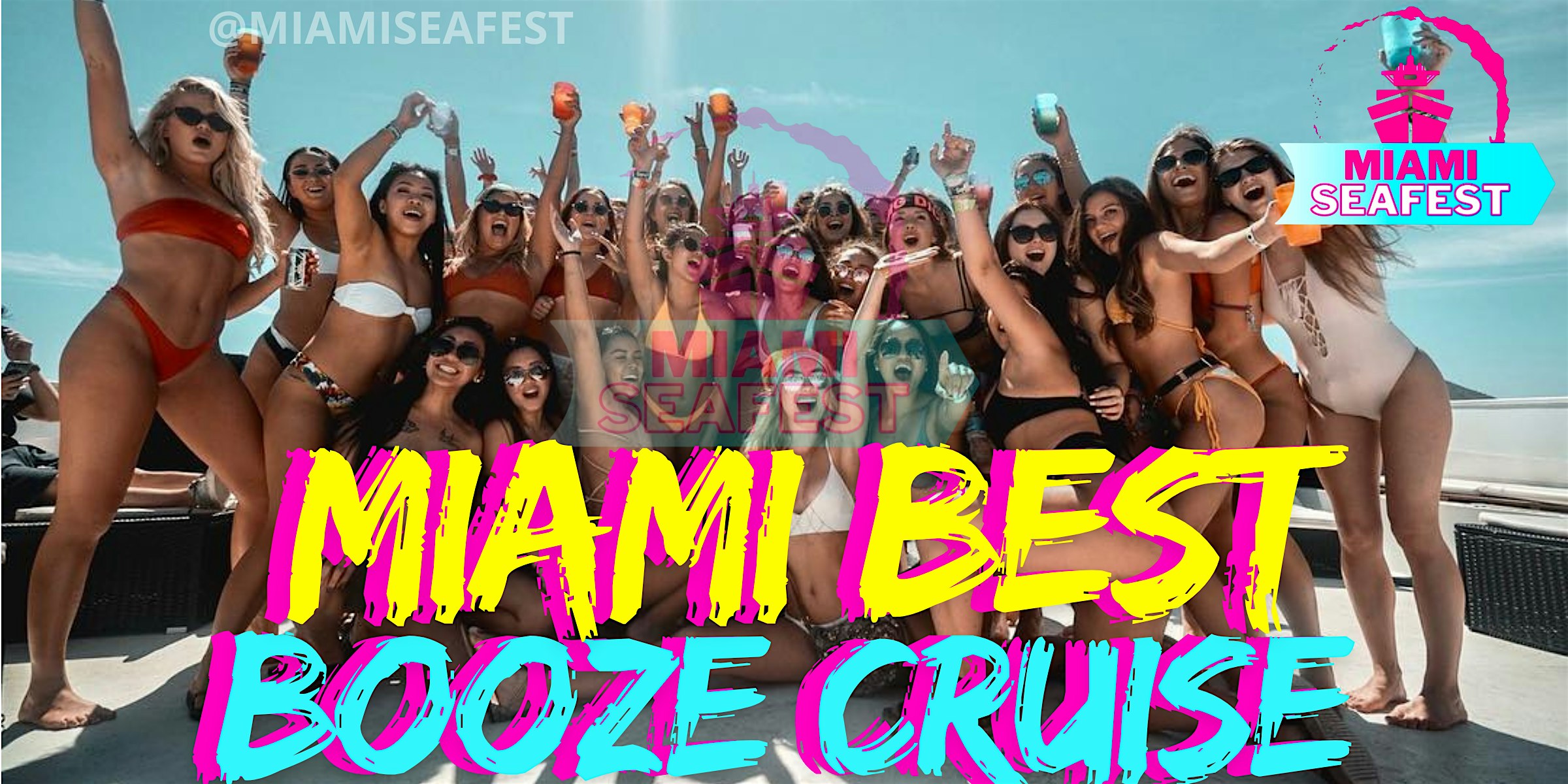 OPEN BAR BOOZE CRUISE – MIAMI BOOZE CRUISE at Miami Beach Booze Cruise – Booze Cruise – Miami, FL