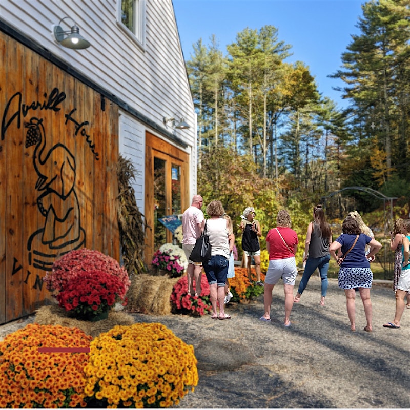 Taste, Tour and bring home a glass at Averill House Vineyard and Winery at Averill House Vineyard – Brookline, NH