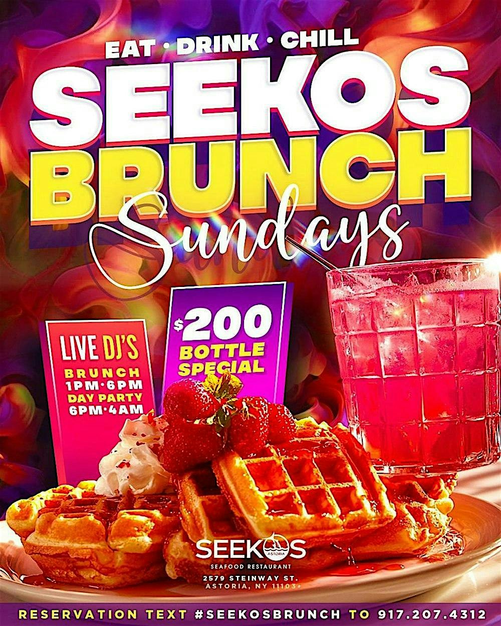 Brunch and Mimosa at Seekos Astoria: Food & Drinks at Seekos Astoria – Queens, NY
