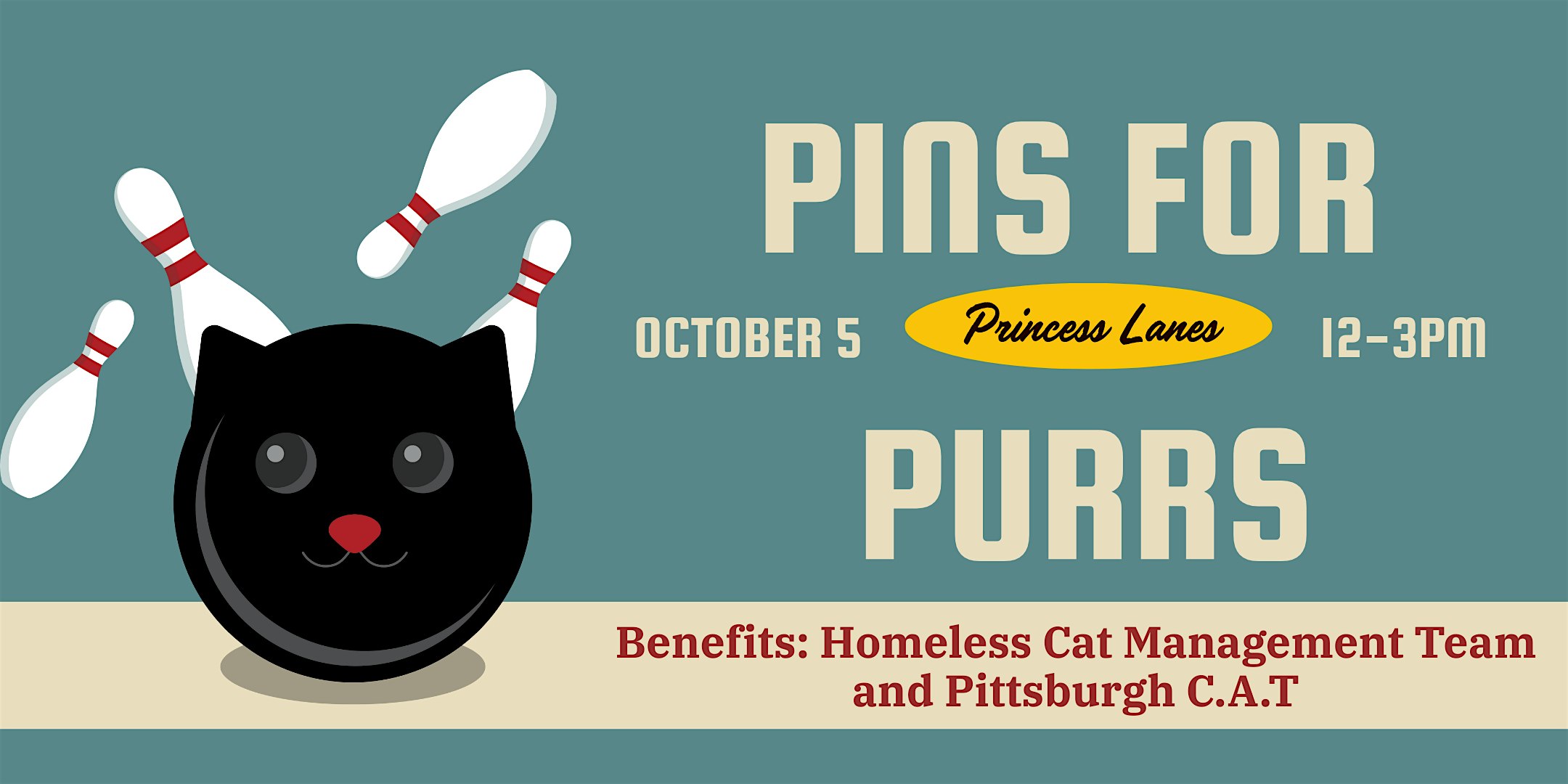Pins for Purrs 2025 at Princess Lanes Bowling Center – Pittsburgh, PA