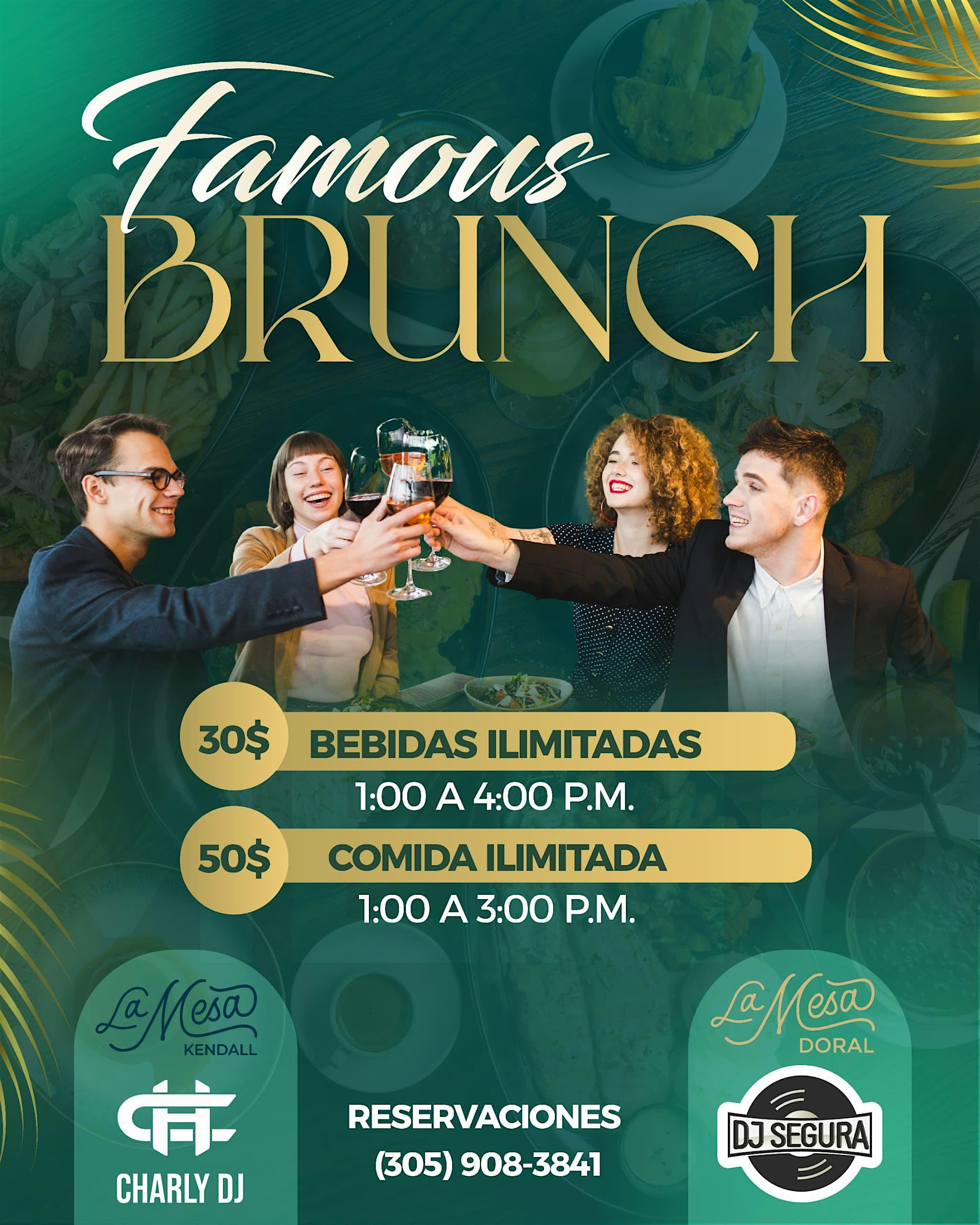 FAMOUS BRUNCH “ LA MESA MIAMI at La Mesa Miami (Doral) – Miami, FL