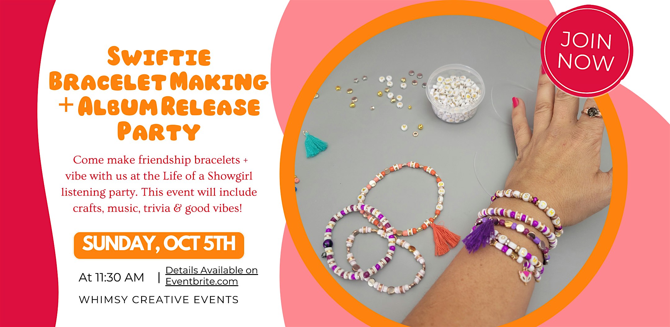 Swiftie Bracelet Making + New Album Listening Party at Harry Griffen Park – La Mesa, CA