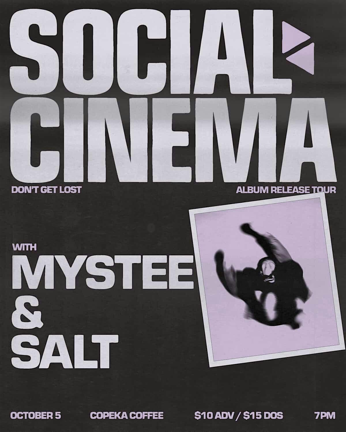 Social Cinema, Mystee, & Salt @ Copeka at Copeka Coffee – Grand Junction, CO