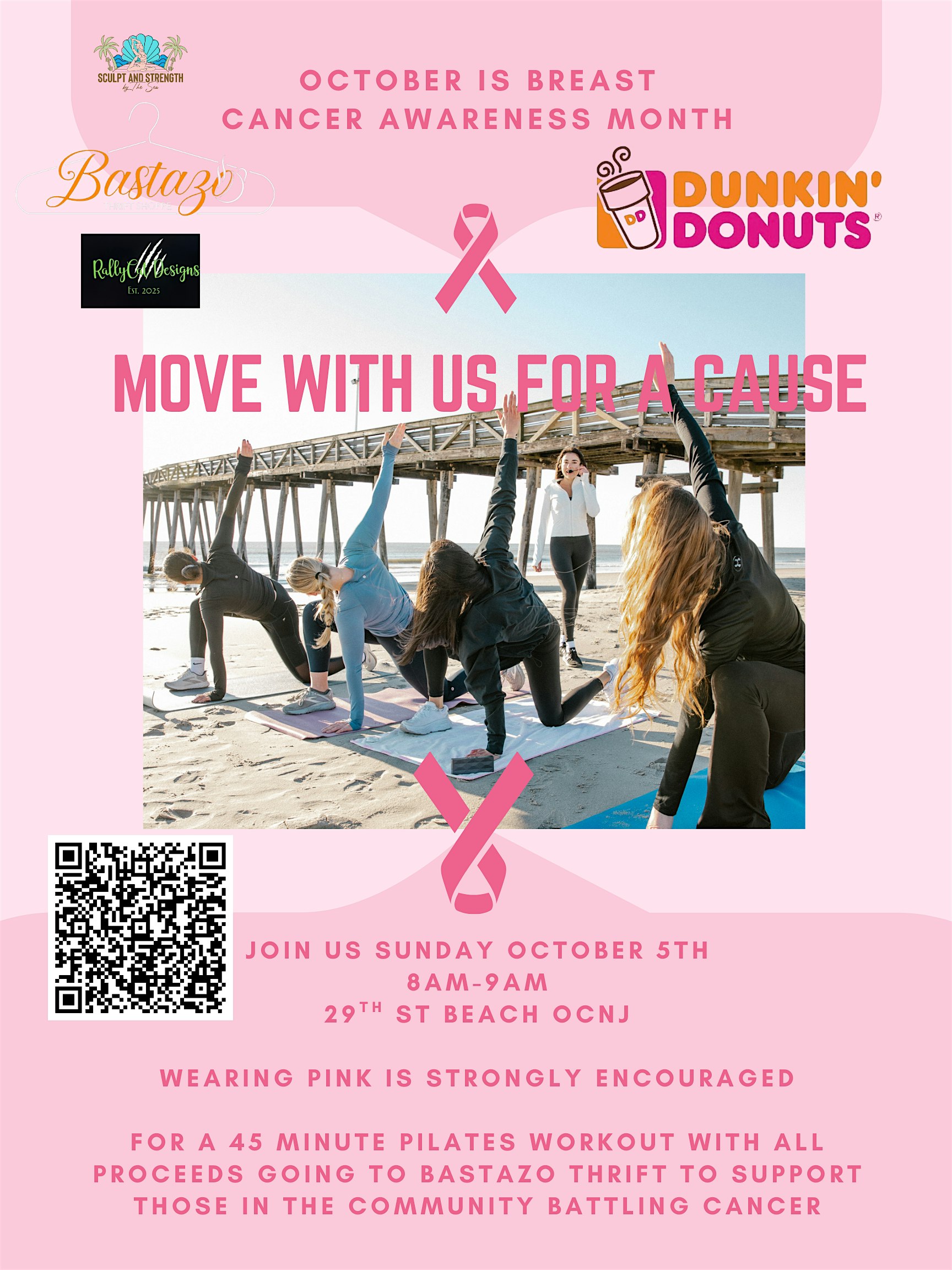 Pilates with a cause: Move with us for Breast Cancer Awareness Month at 29th Street – Ocean City, NJ