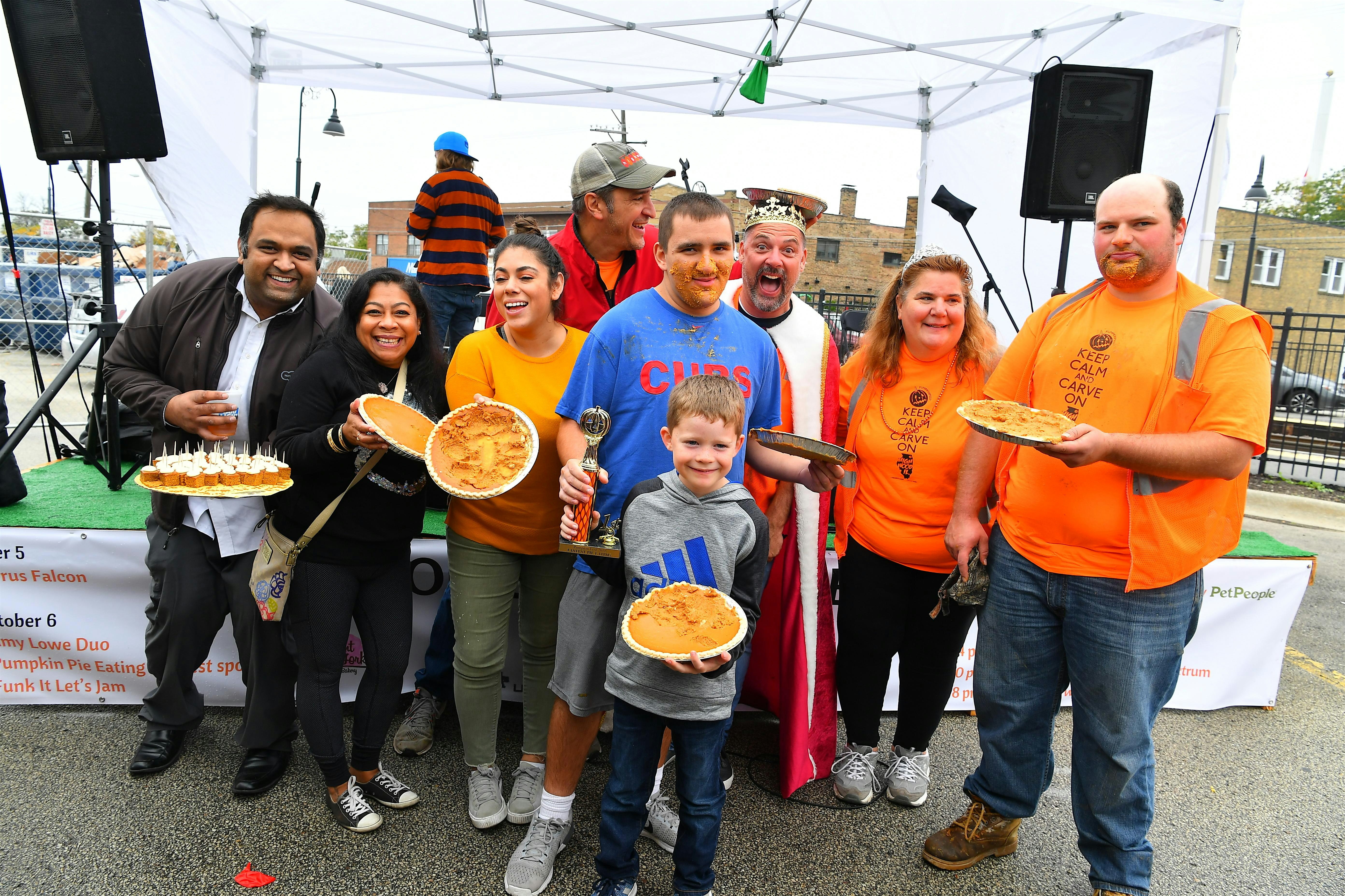 Pumpkin Pie Eating Contest 2025 at 17 Highwood Ave – Highwood, IL