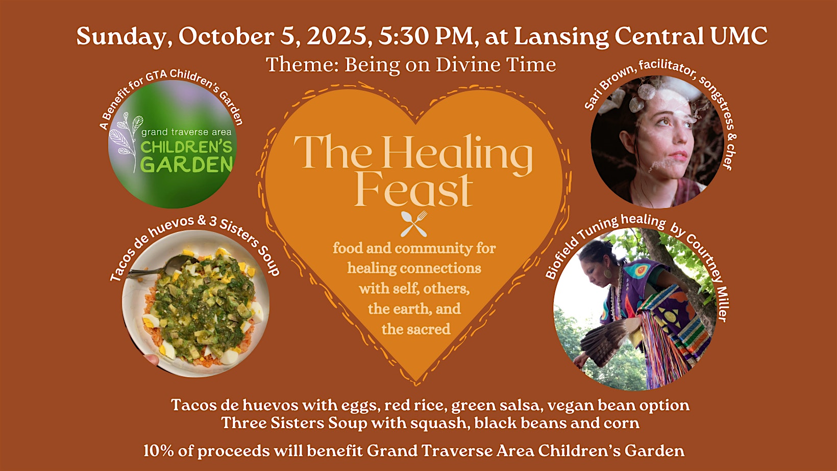 The Healing Feast – October 2025 at Central United Methodist Church – Lansing, MI