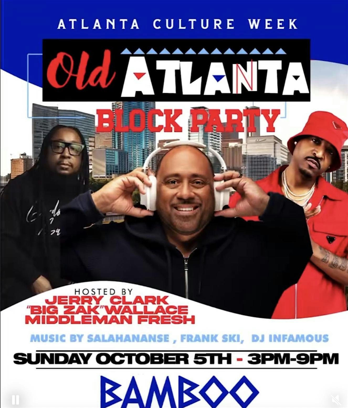 5TH ANNUAL OLD SCHOOL ATL BLOCK PARTY at Bamboo atlanta – Atlanta, GA