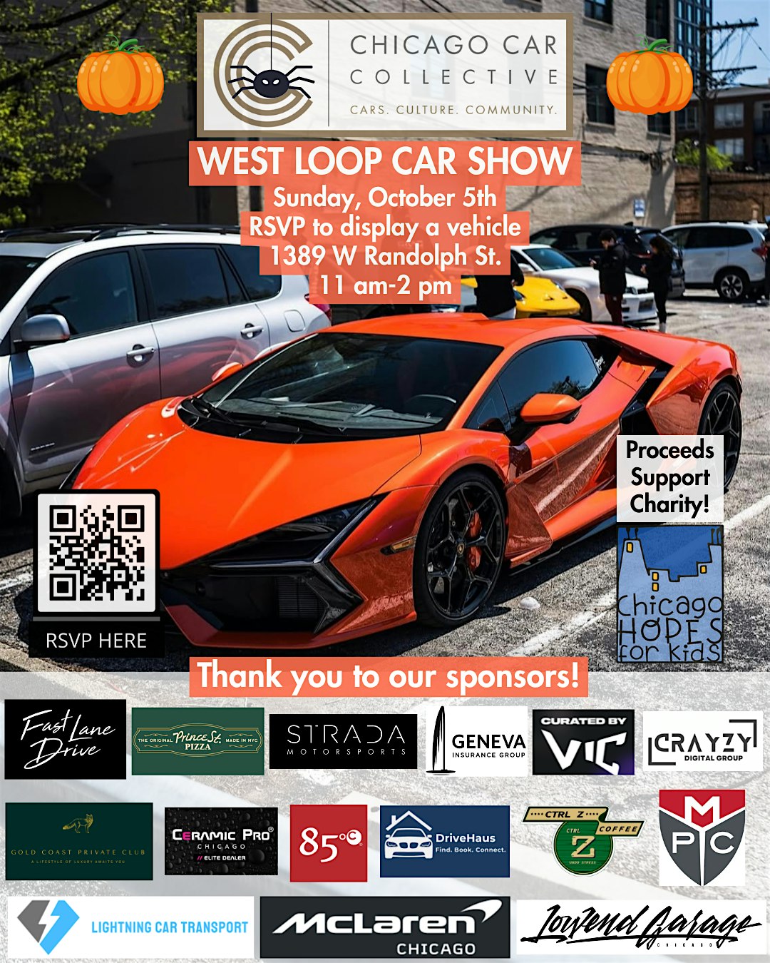 CCC West Loop Car Show at 1389 W Randolph St – Chicago, IL