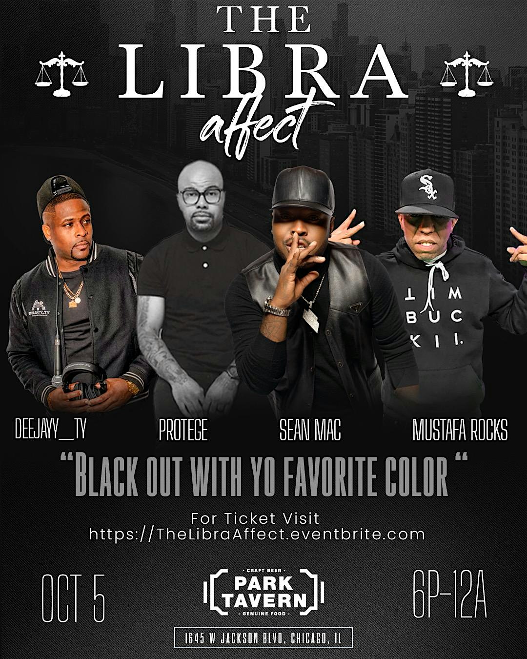 Black out With Your Favorite Color at Park Tavern – Chicago, IL