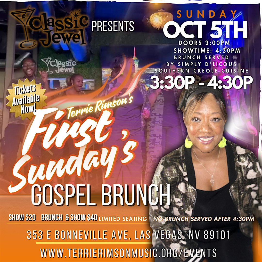 Terrie Rimson’s First Sunday Gospel Brunch at Classic Jewel – Las Vegas, NV