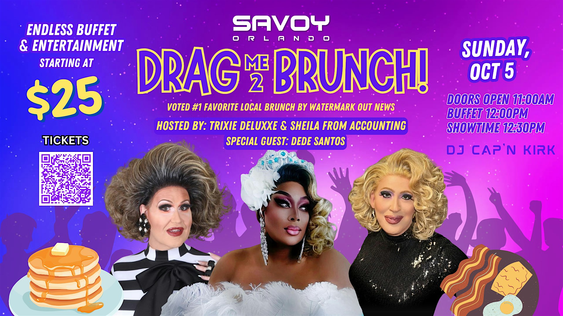Drag Me 2 Brunch! Orlando’s Favorite Drag Brunch! at Savoy Orlando – Orlando, FL