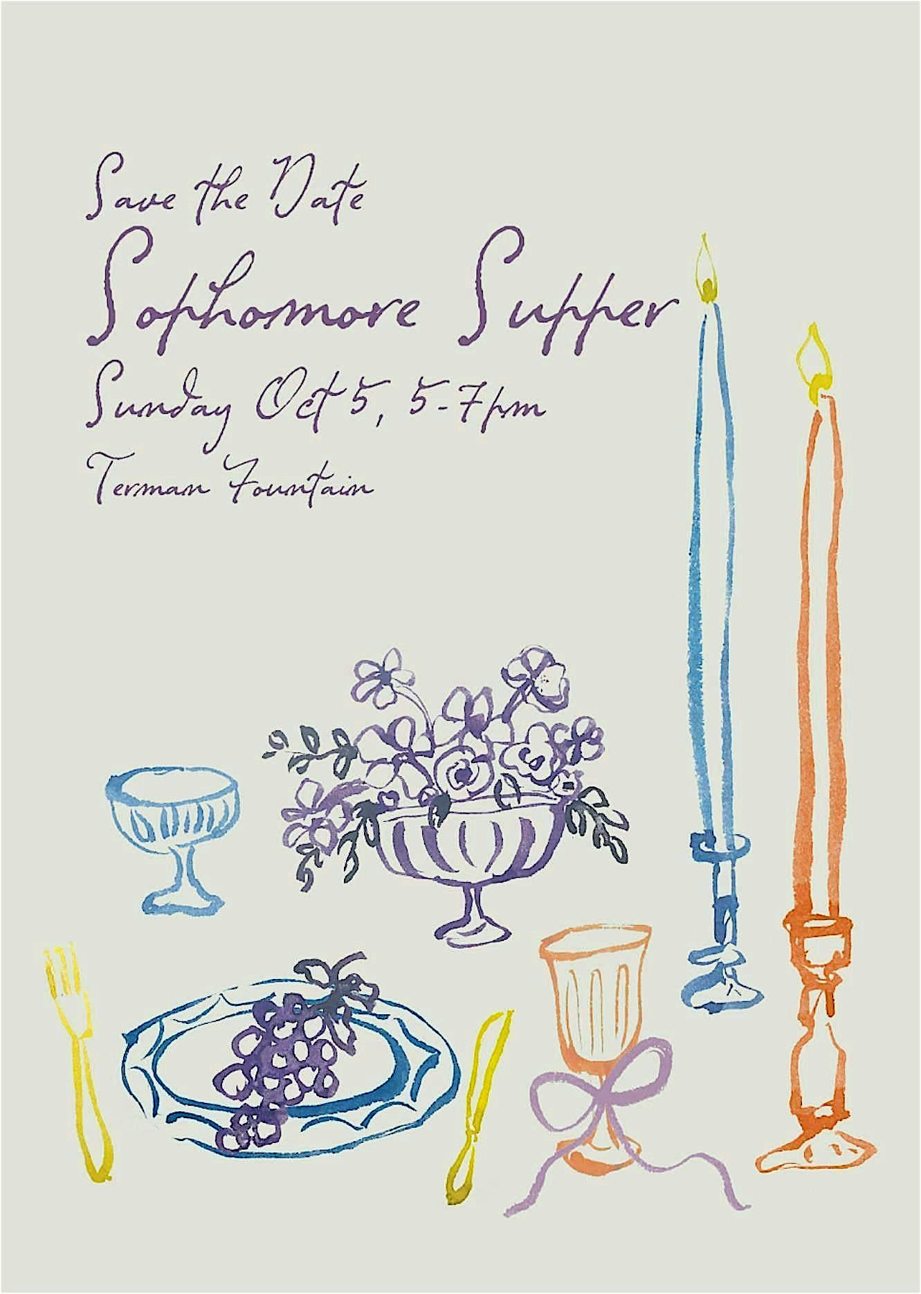 2025 Sophomore Supper at Terman Fountain – Stanford, CA