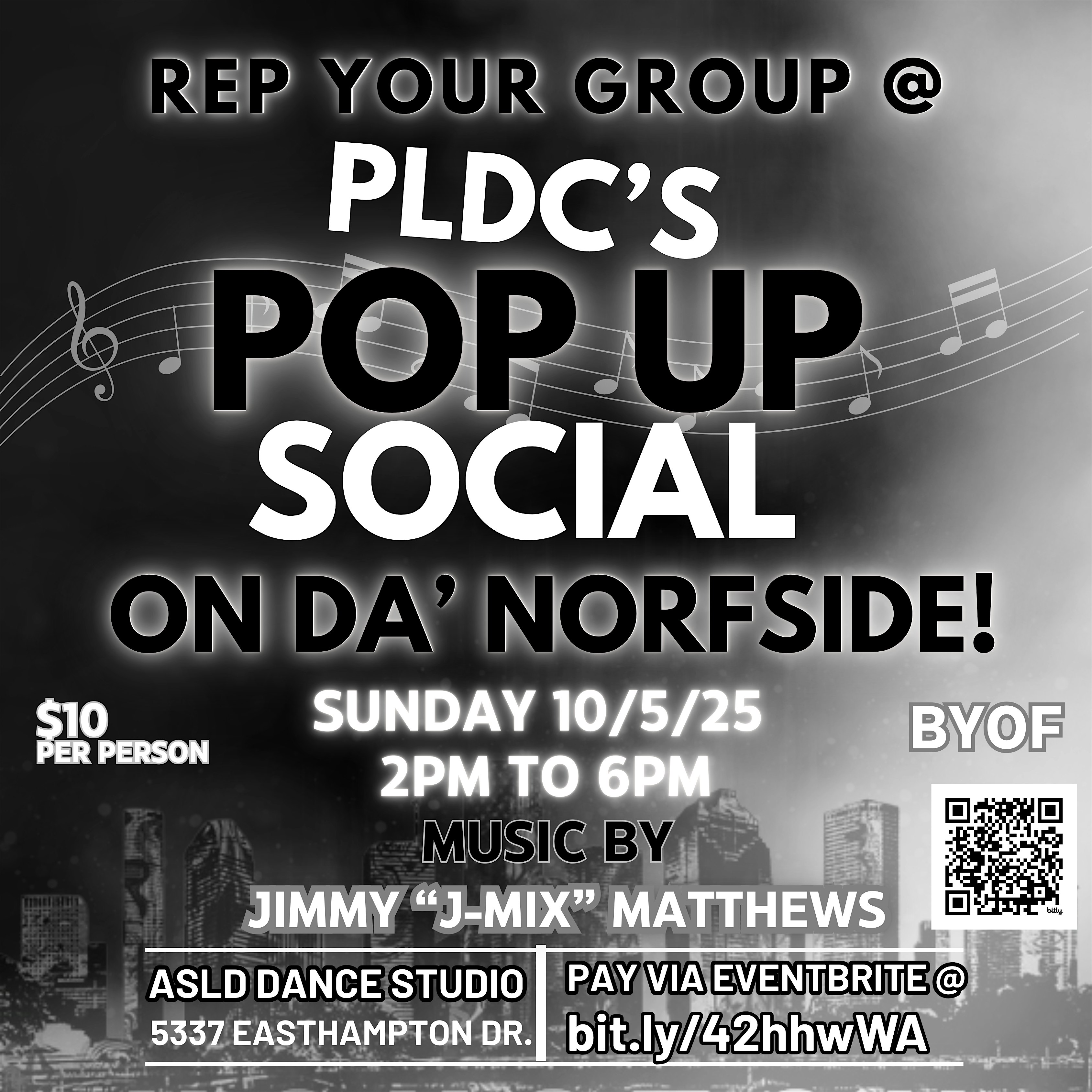 PLDC’S POP UP SOCIAL ON DA’ NORFSIDE! at Anytime Swingline & Dance Pro – Houston, TX