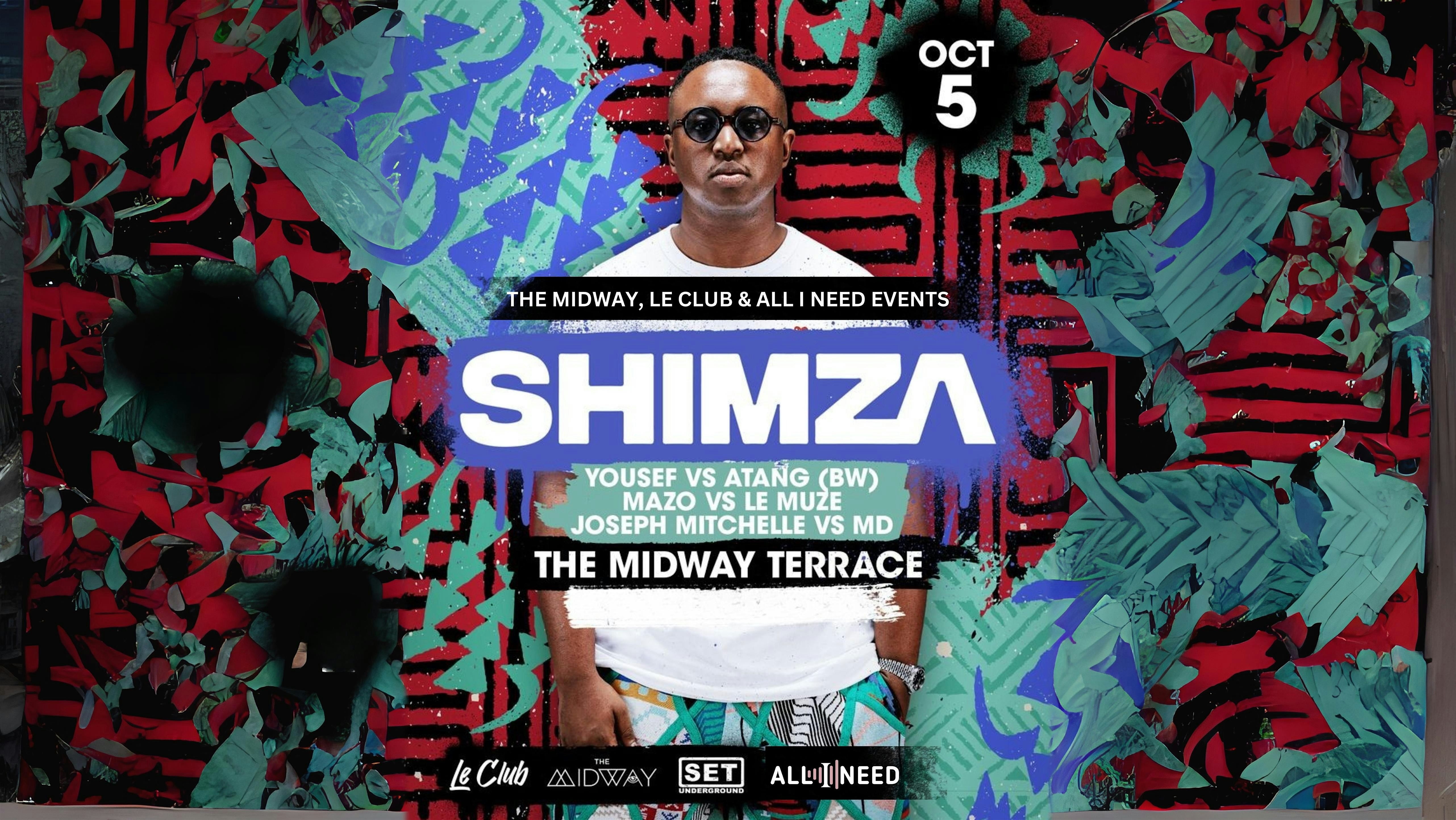 Sunday Day Party w/ SHIMZA [Afro House Maestro] at The Midway Terrace at The Midway – San Francisco, CA