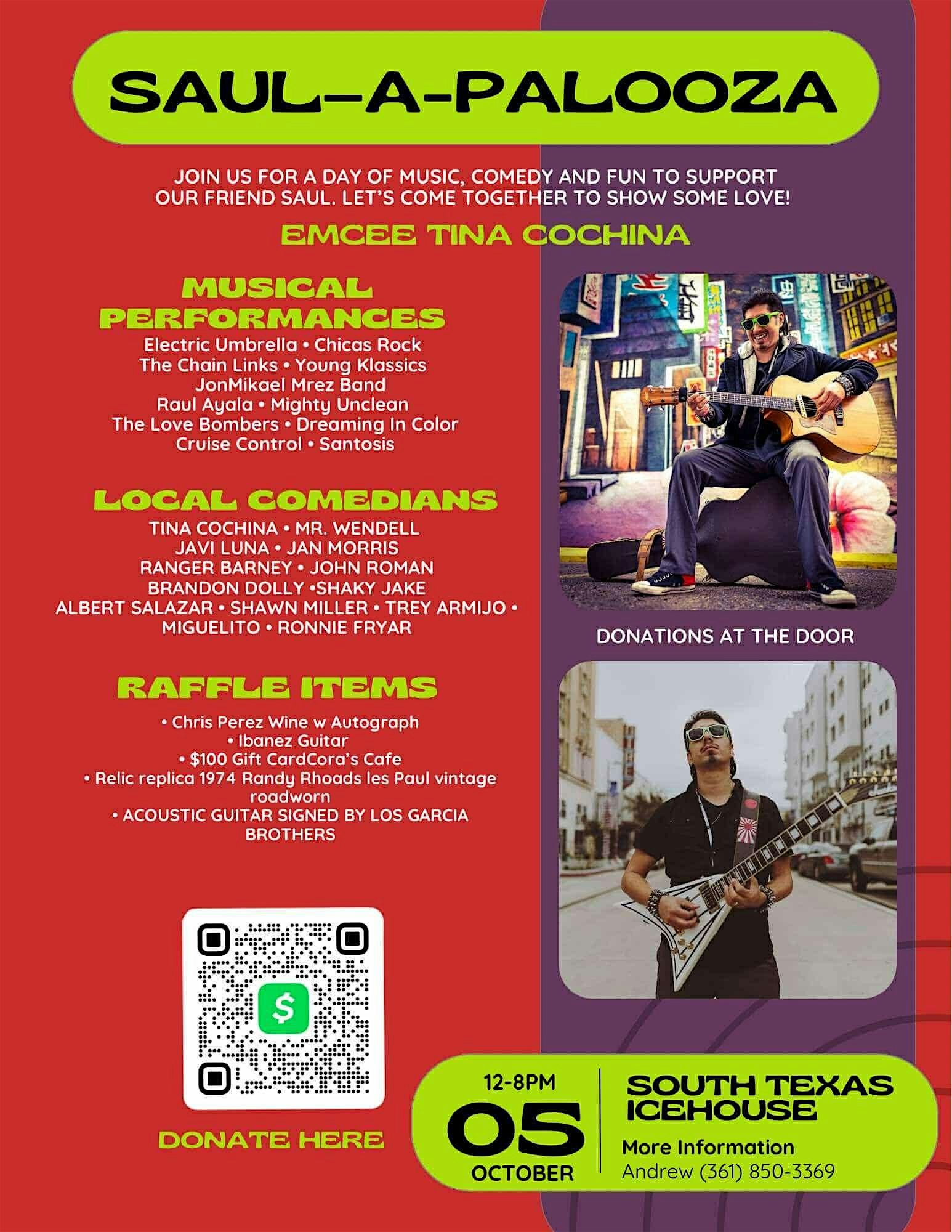 Saul-a-Palooza at South Texas Ice House Bar and Grill – Corpus Christi, TX