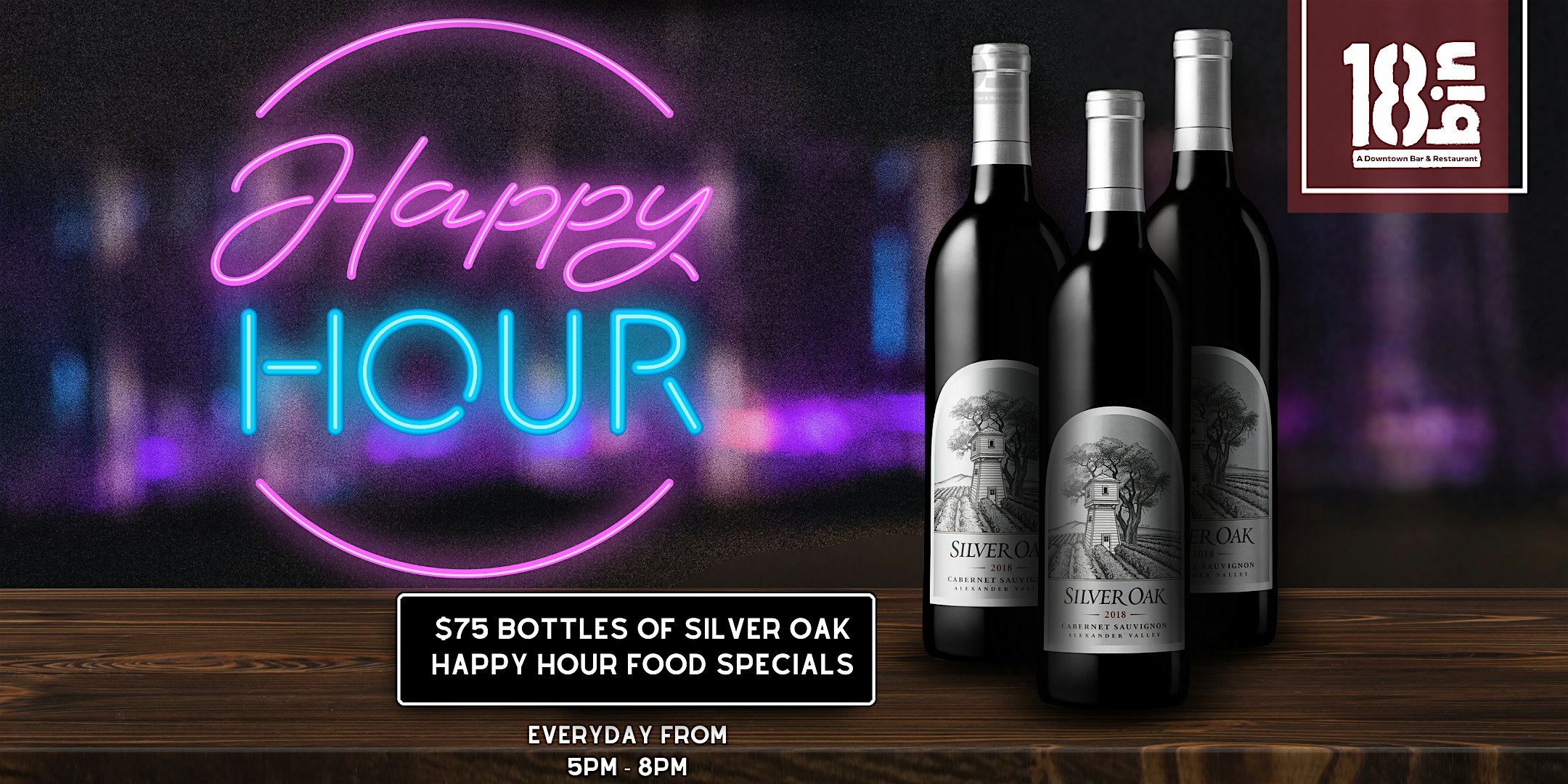 Happy Hour in Las Vegas at 18bin at 18bin – Las Vegas, NV
