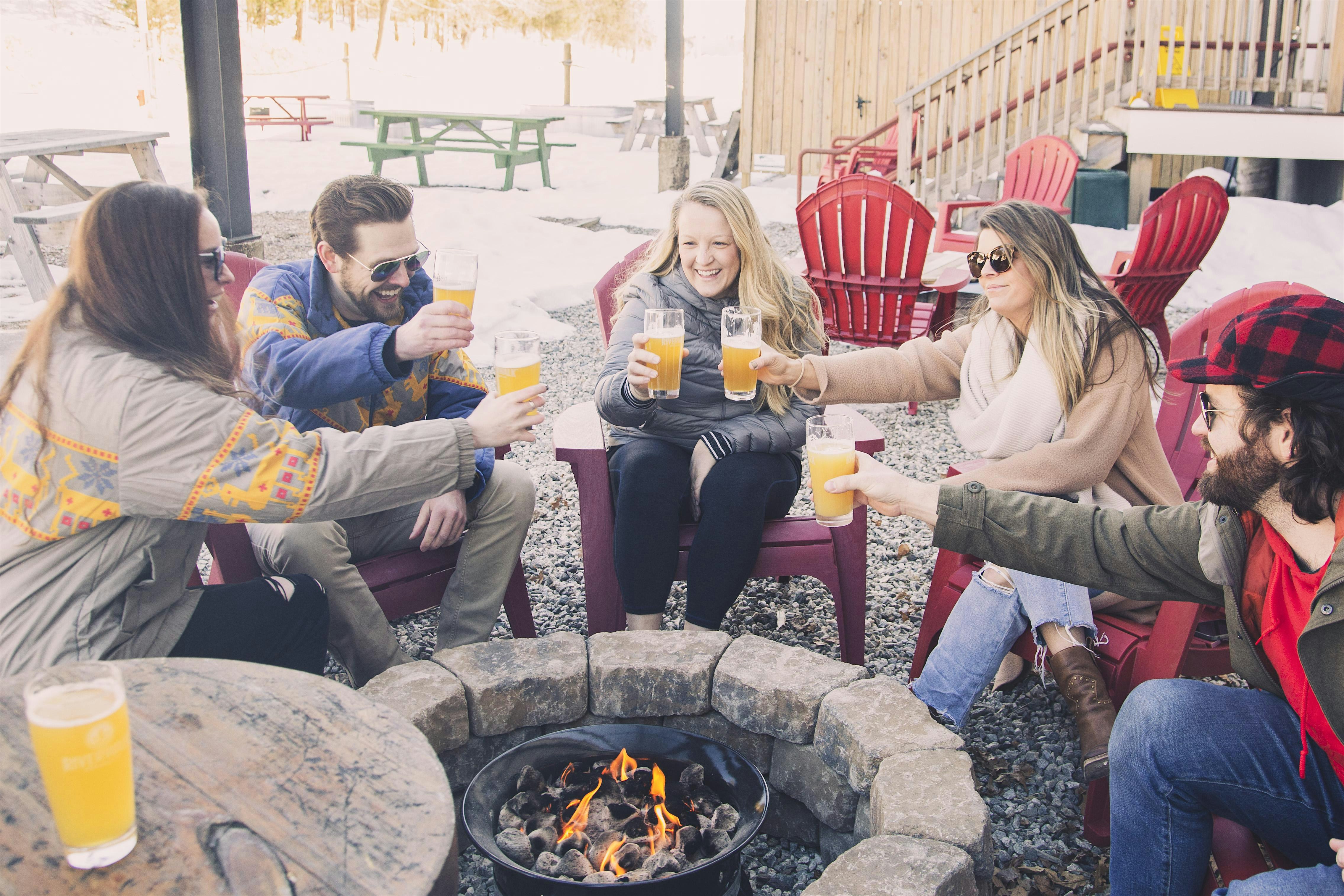 Warm Up with a Fire Pit Rental in the Beer Garden 7 days/week at RiverWalk Brewing Co. – Newburyport, MA