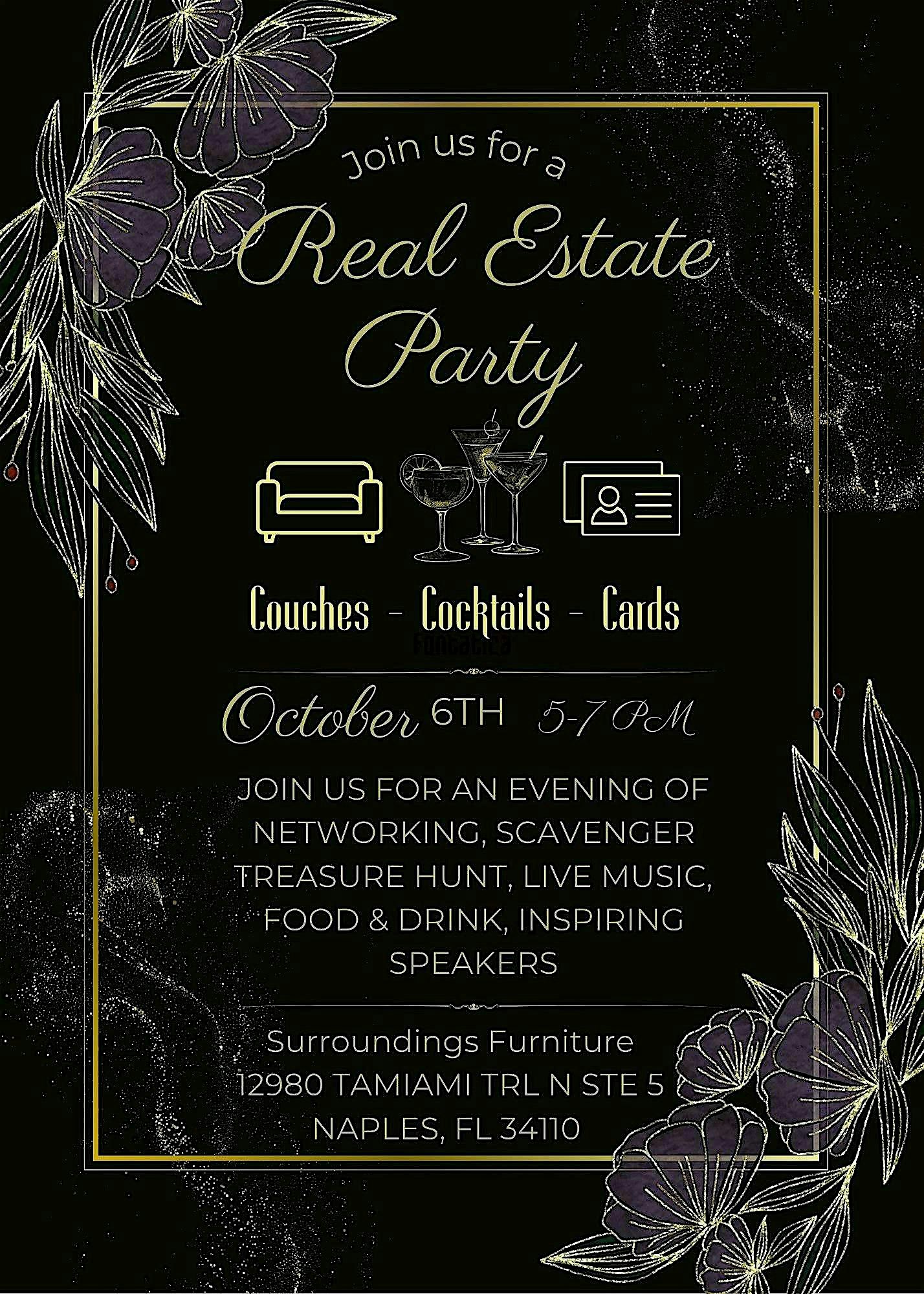 Real Estate Party at 12980 Tamiami Trl N ste 5 – Naples, FL