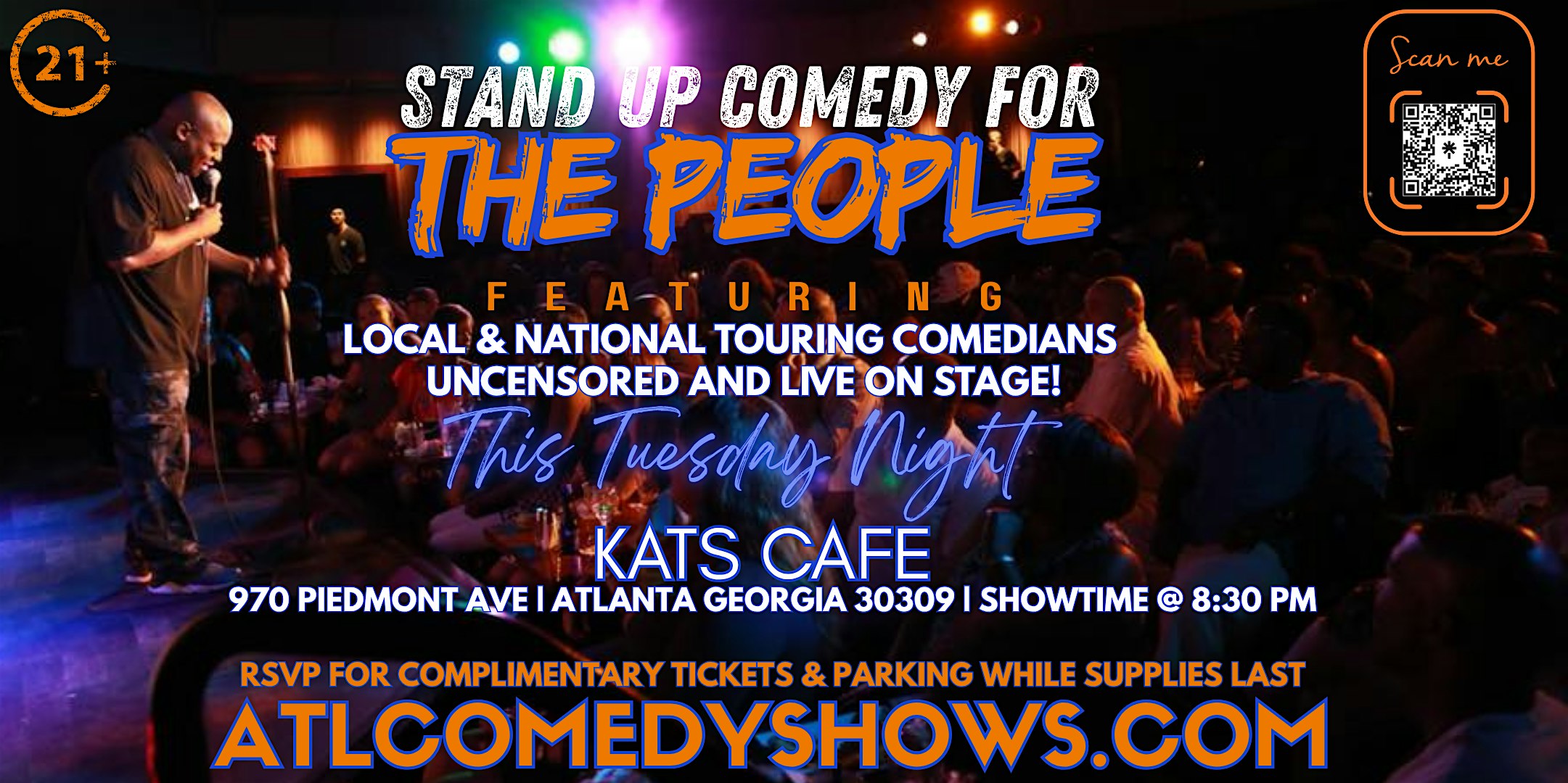 Stand Up Comedy for the People @ Kats Cafe at Kat’s Cafe – Atlanta, GA