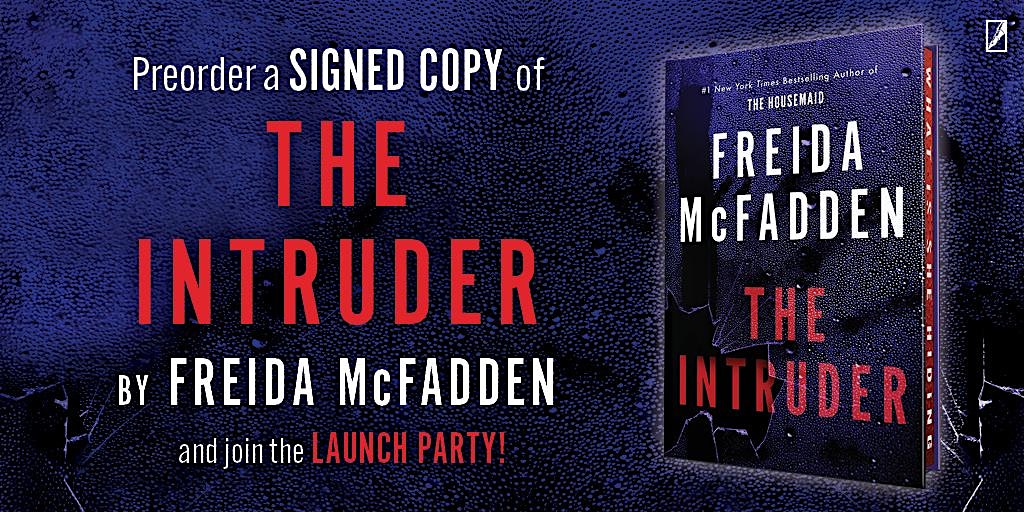 The Intruder Launch Party – Glastonbury & West Hartford Tickets Available at River Bend Bookshop – WH – West Hartford, CT