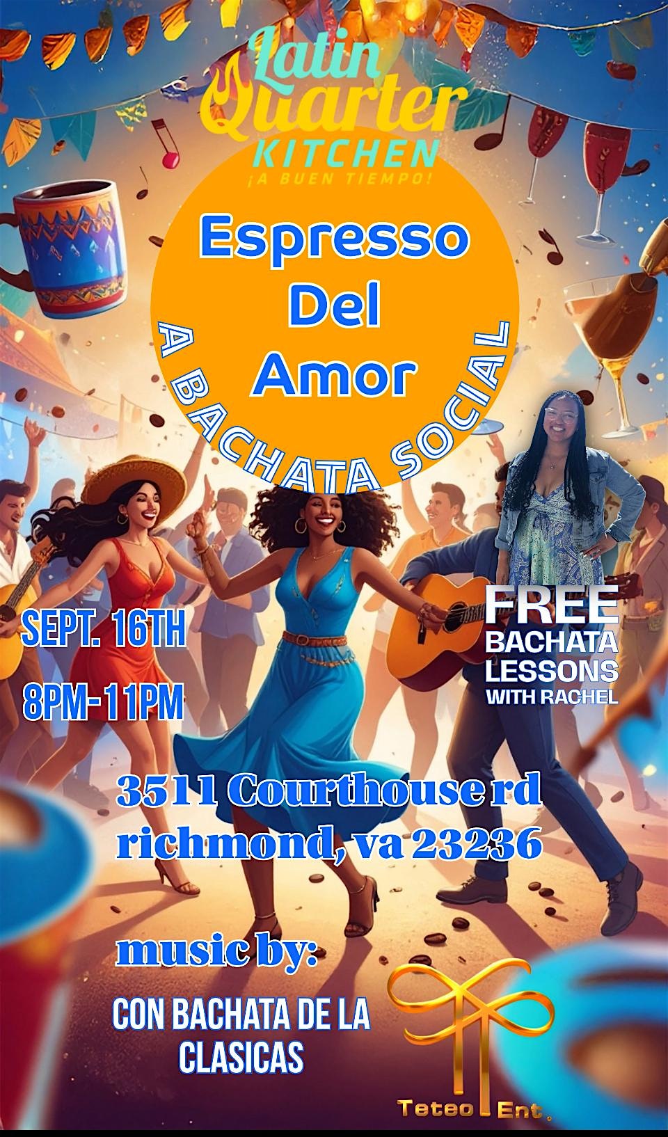 Espress Del Amor: A Bachata Social at Latin Quarter – Rockwood, VA