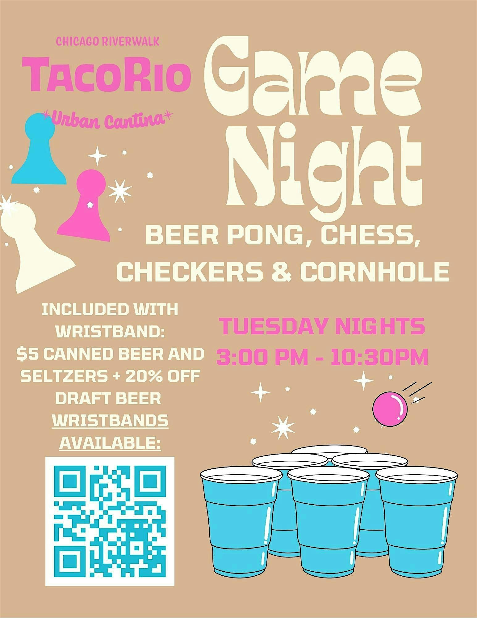 Game Night @ TacoRio at Taco Rio Cantina – Chicago, IL