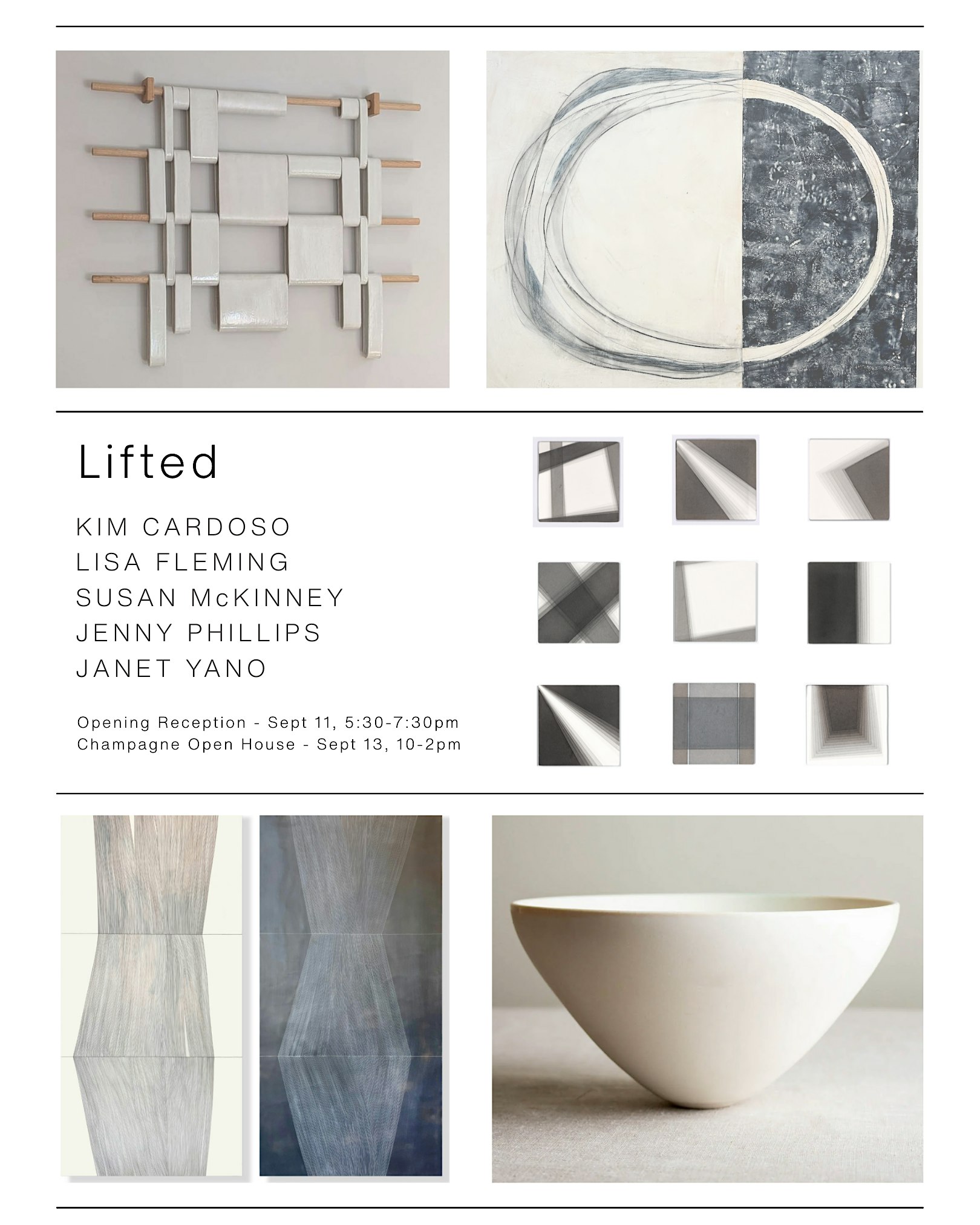 “Lifted” a Group Art Show at Kriste Michelini Gallery in Danville at Kriste Michelini – Danville, CA