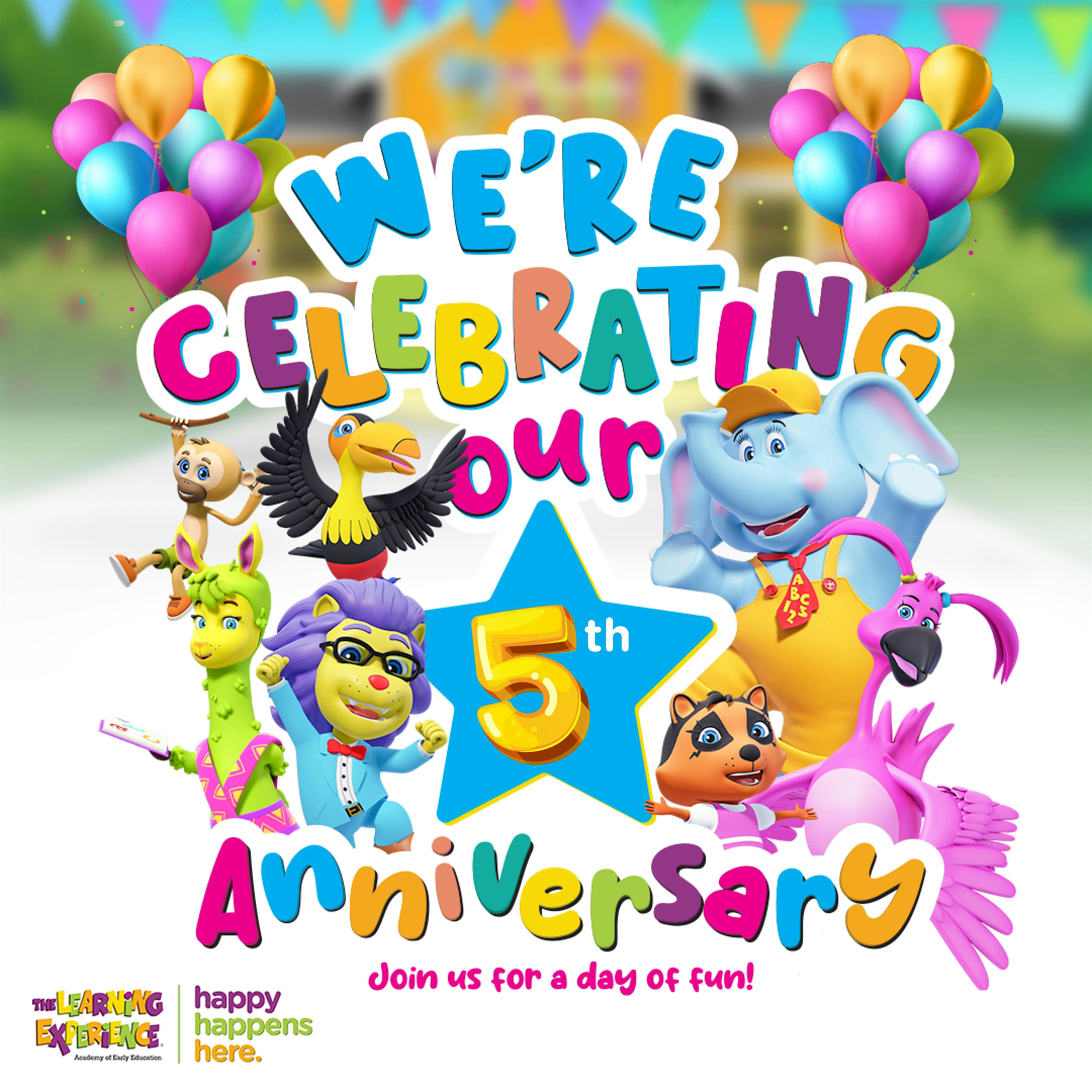 The Learning Experience 5 Year Anniversary! at 21321 Hawthorne Blvd – Torrance, CA