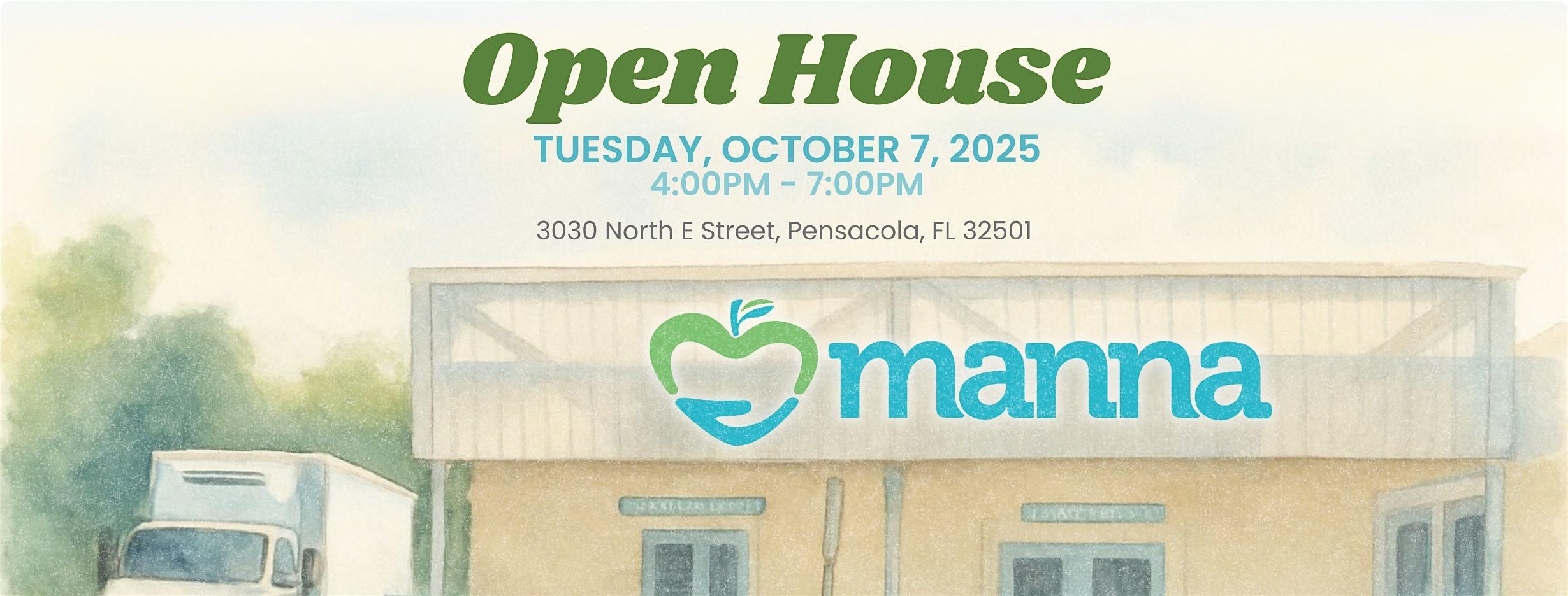 Manna’s Community Open House at 3030 N E St – Pensacola, FL