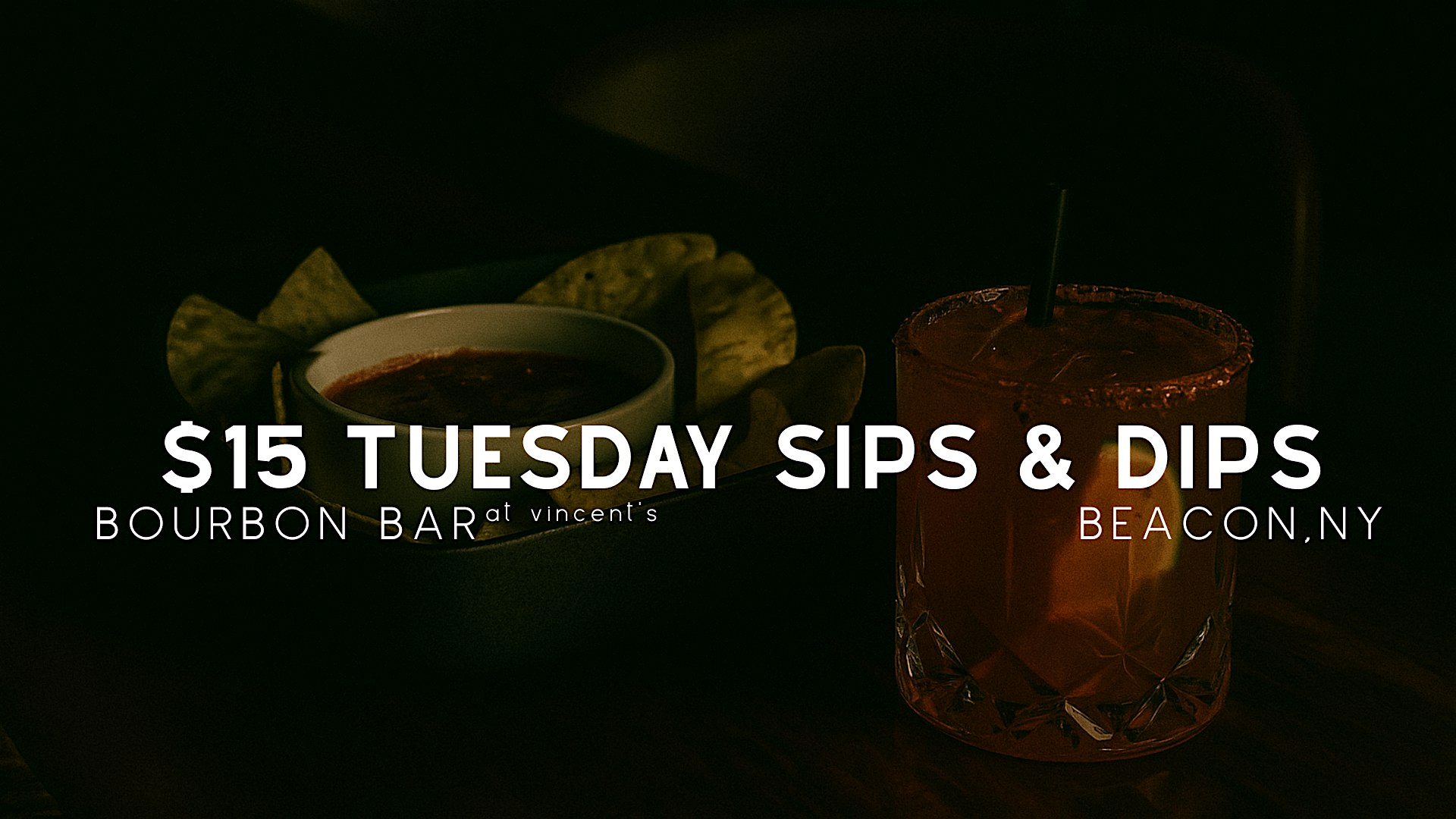 Tuesday Sips & Dips – $15 Margaritas + Chips at 331 Main St – Beacon, NY