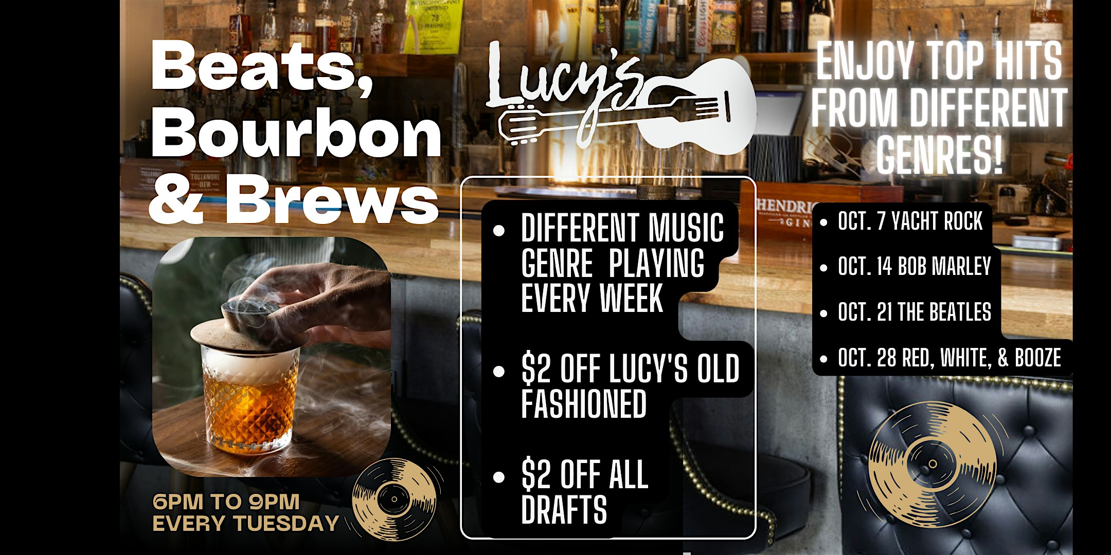 Lucy’s Beats, Bourbon & Brews at Lucy’s, Columbus Avenue, Grand Haven, MI, USA – Grand Haven, MI