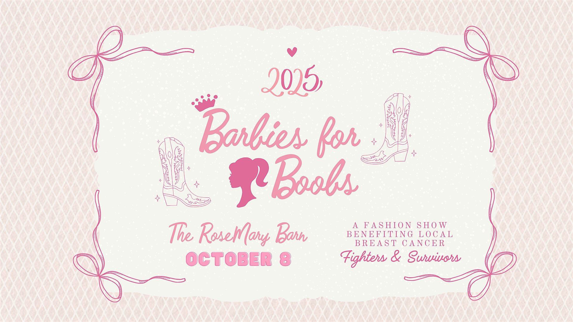 Barbies For Boobs Charity Fashion Show & Event at The RoseMary Wedding Venue – McKinney, TX