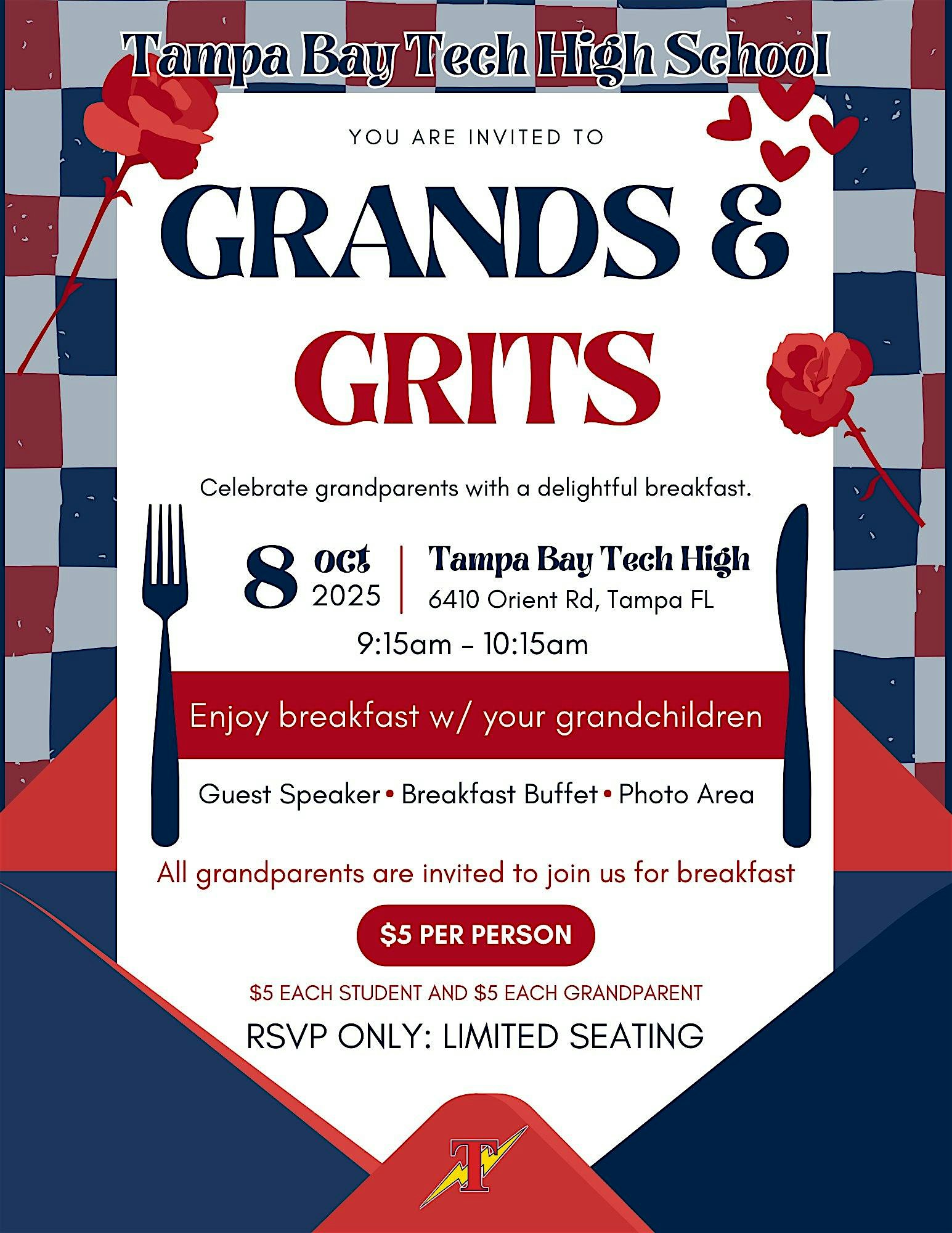 Grands & Grits at Tampa Bay Technical High School, Orient Road, Tampa, FL, USA – Tampa, FL