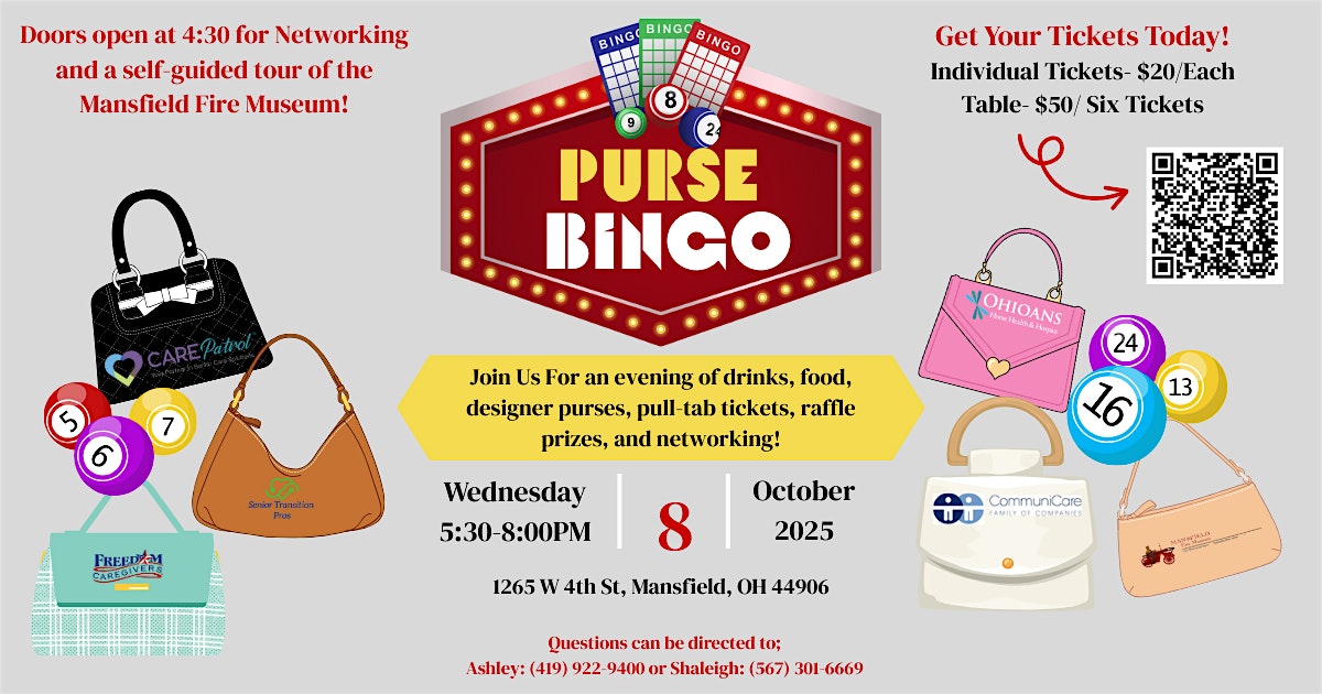 Blazing Purses for Healthcare Heros at 1265 W 4th St – Ontario, OH