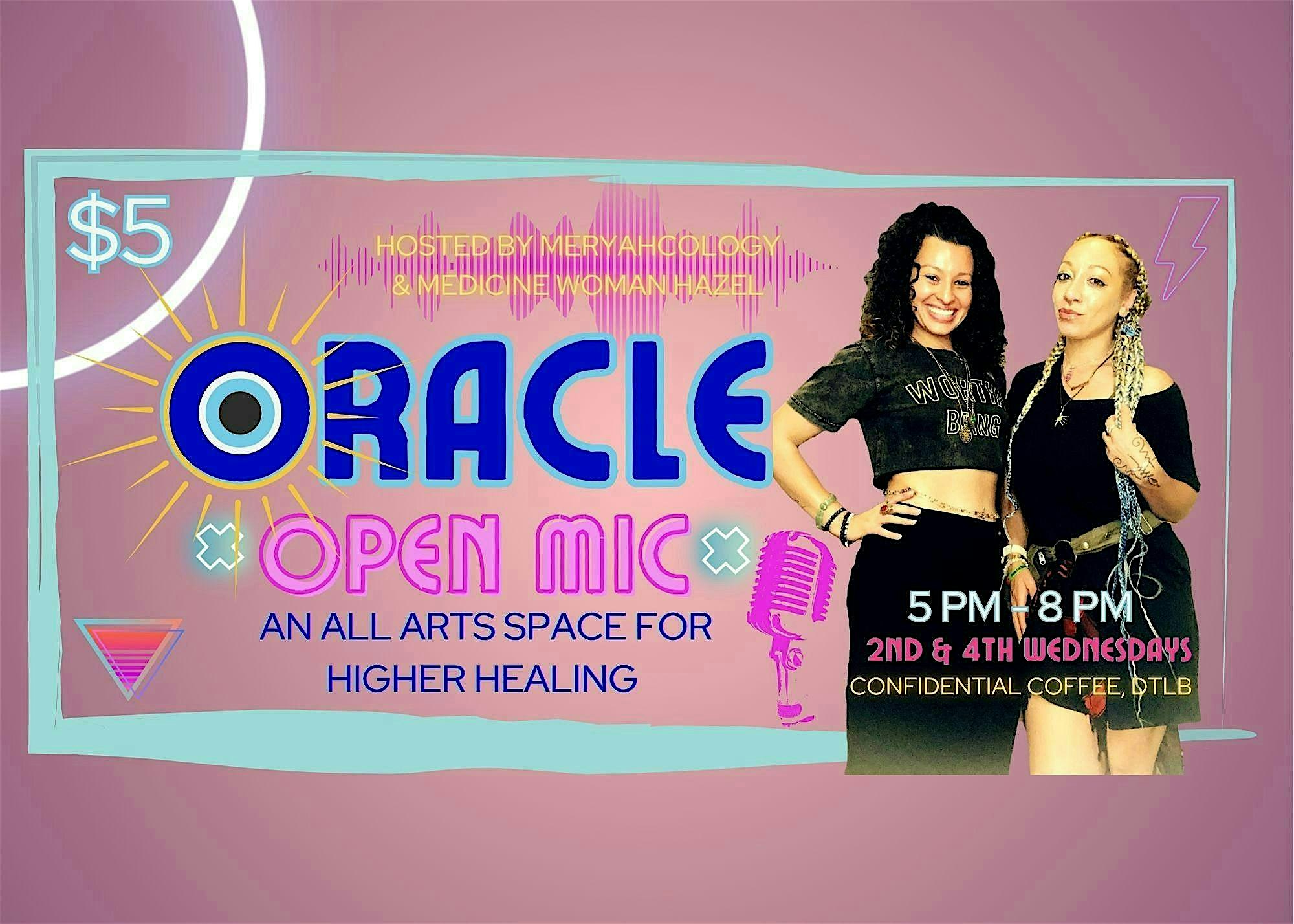 Oracle Open Mic at Confidential Coffee – Long Beach, CA