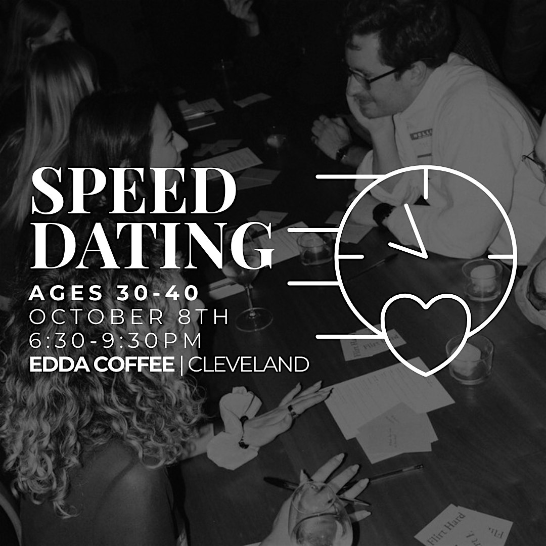 Social Hour: Speed Dating For Ages 30-40 at Edda Coffee Roasters – Cleveland, OH