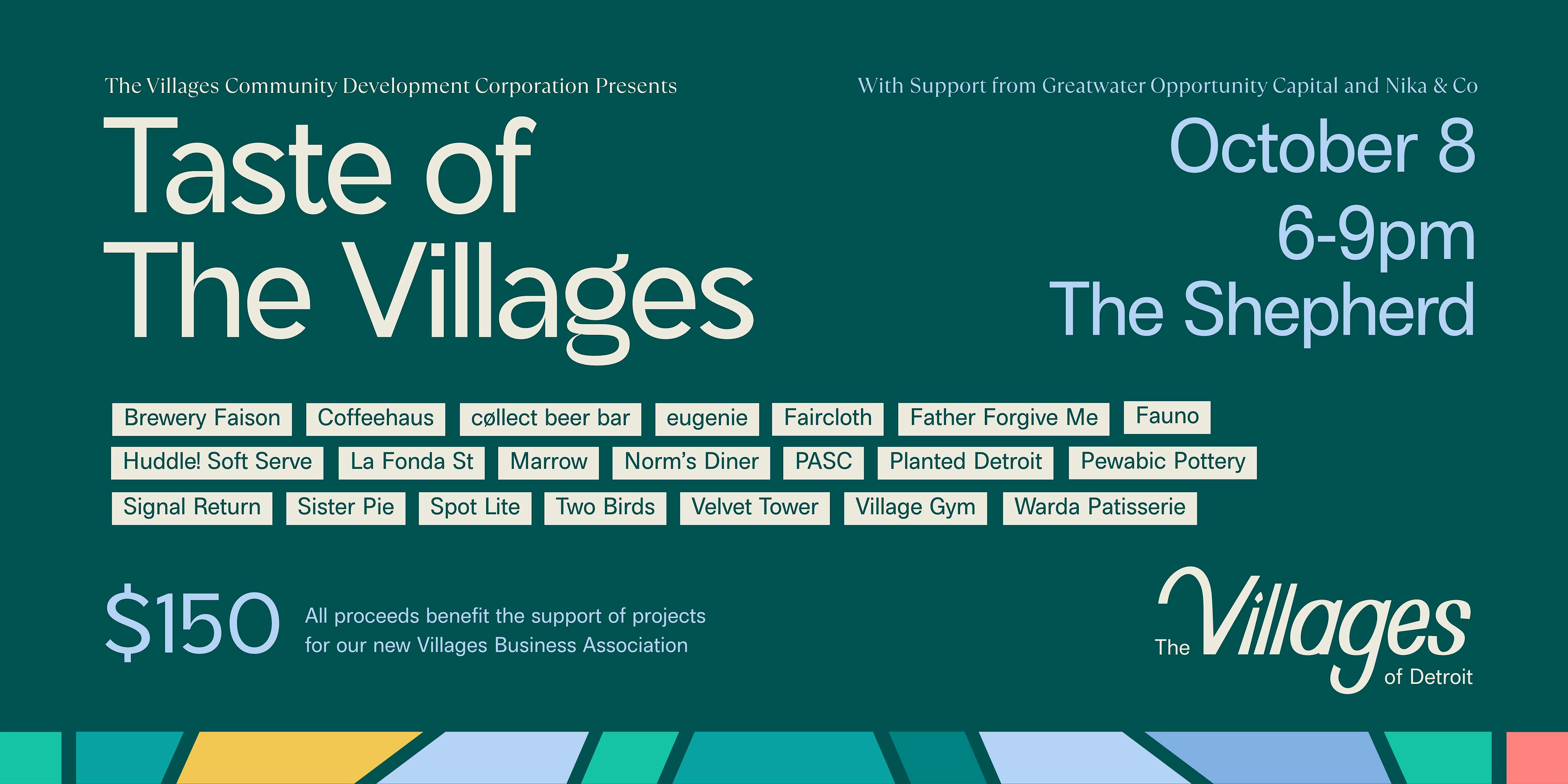 Taste of the Villages at the Shepherd – Detroit, MI