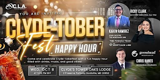 CLYDE-TOBERFEST HAPPY HOUR at Clyde’s Tower Oaks Lodge – Rockville, MD