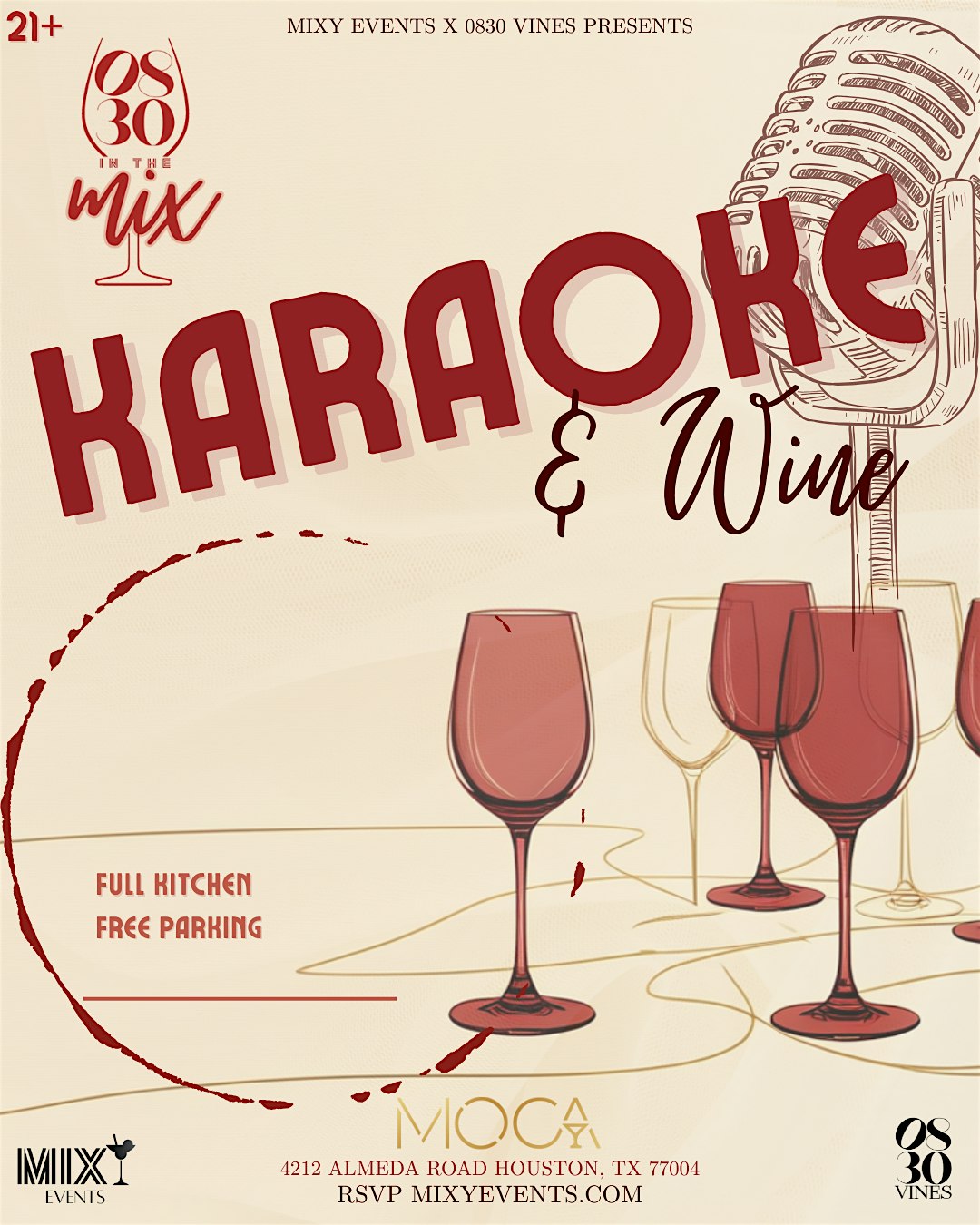 0830 in the Mix: Karaoke + Wine Night at MOCA HTX – Houston, TX