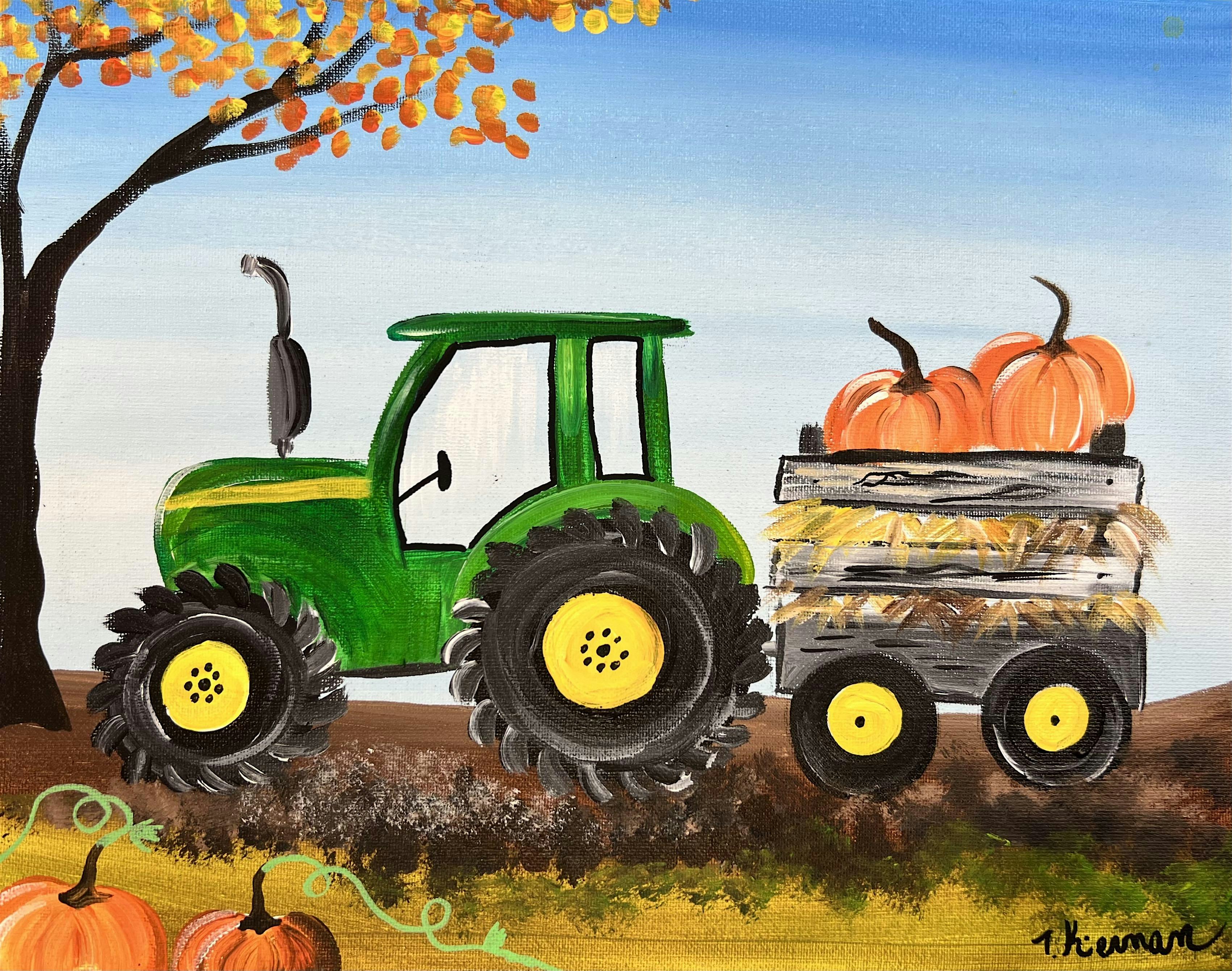 Fall Tractor Paint Party at 1456 Robert C Byrd Dr – Crab Orchard, WV