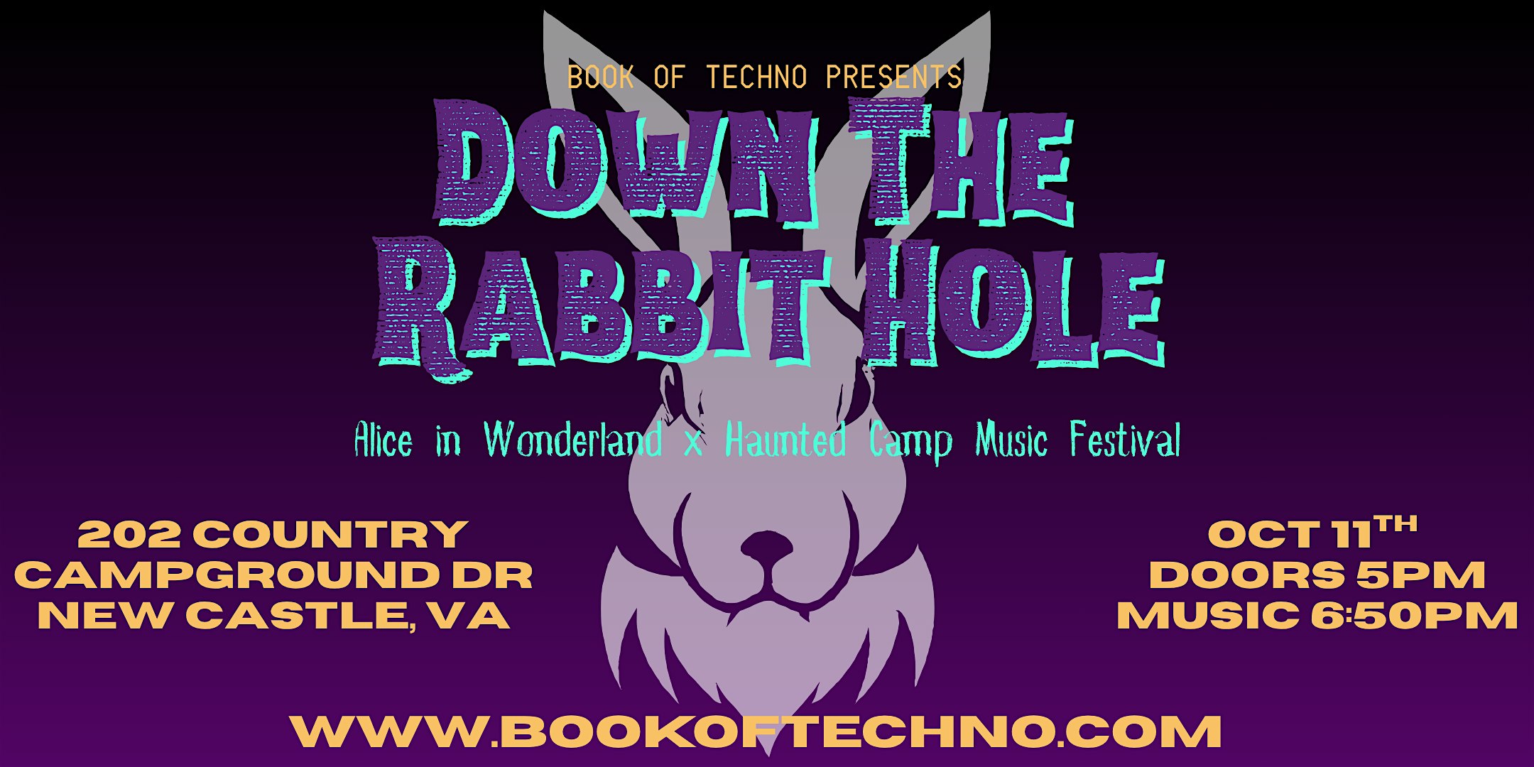 Down The Rabbit Hole Music Festival at 202 Country Campground Dr – New Castle, VA