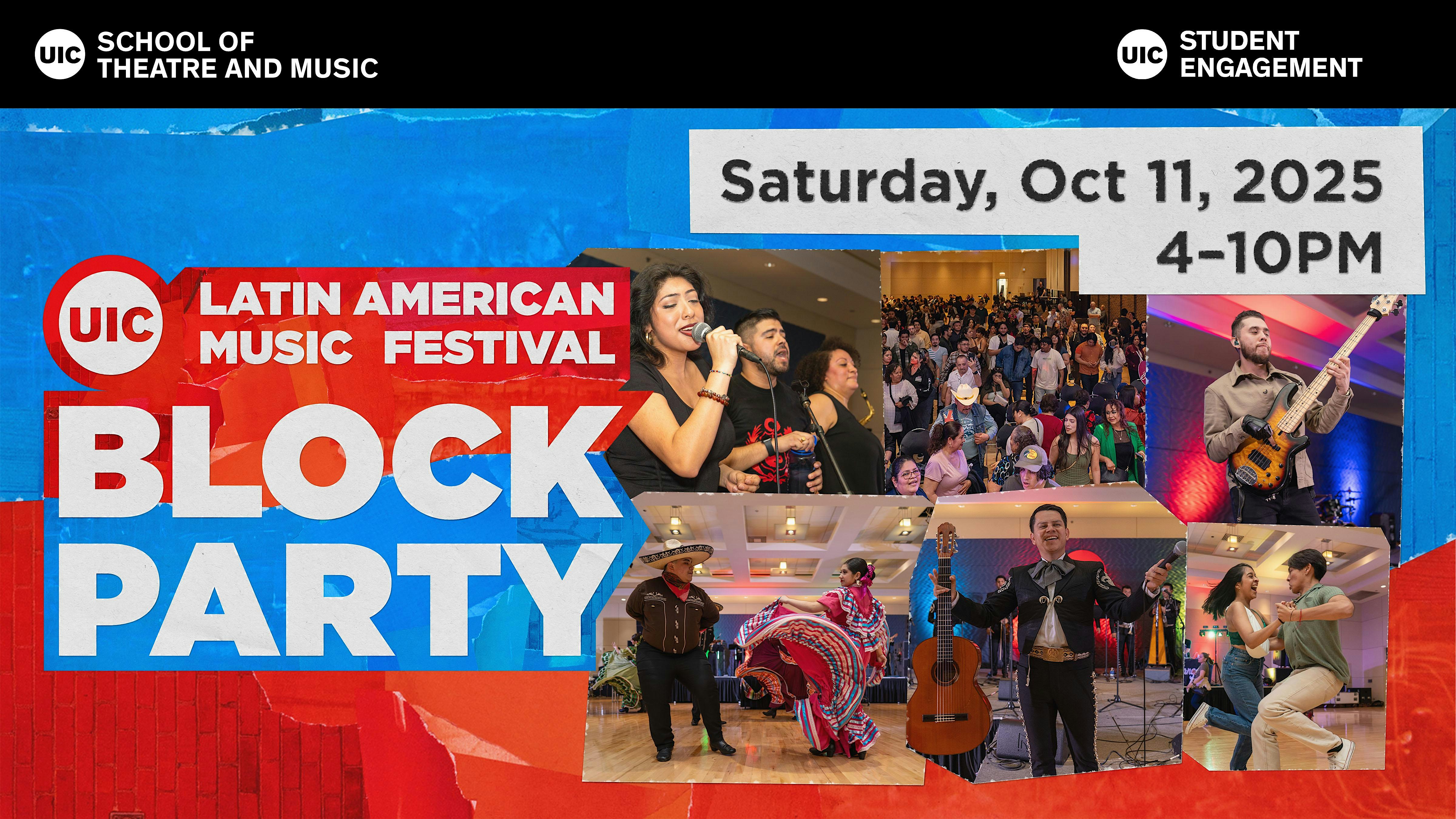 Latin American Music Festival Block Party at UIC Student Center East – Chicago, IL