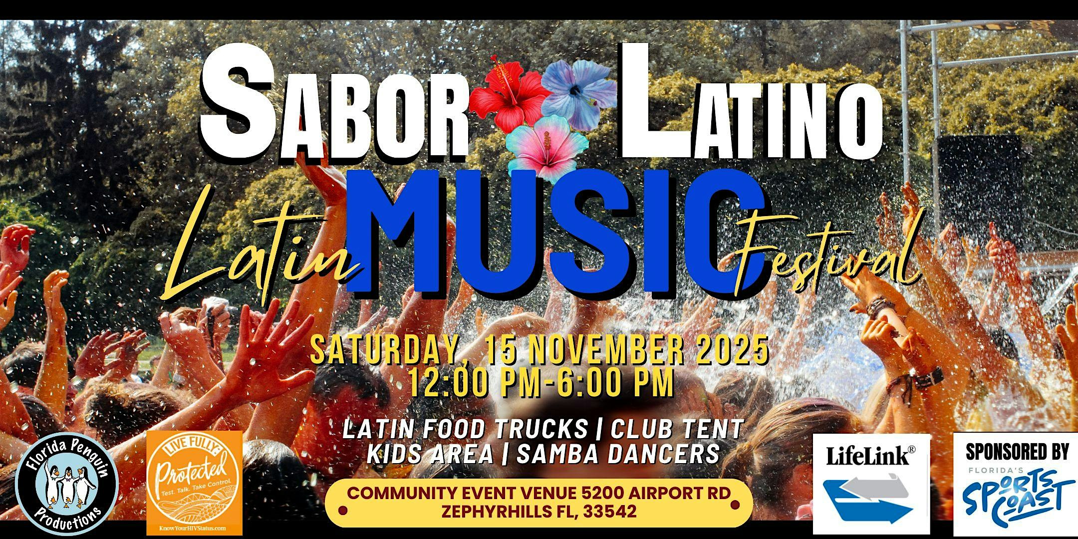 Sabor Latino – Latin Music Festival (2025) at Zephyrhills Community Venue – Zephyrhills, FL
